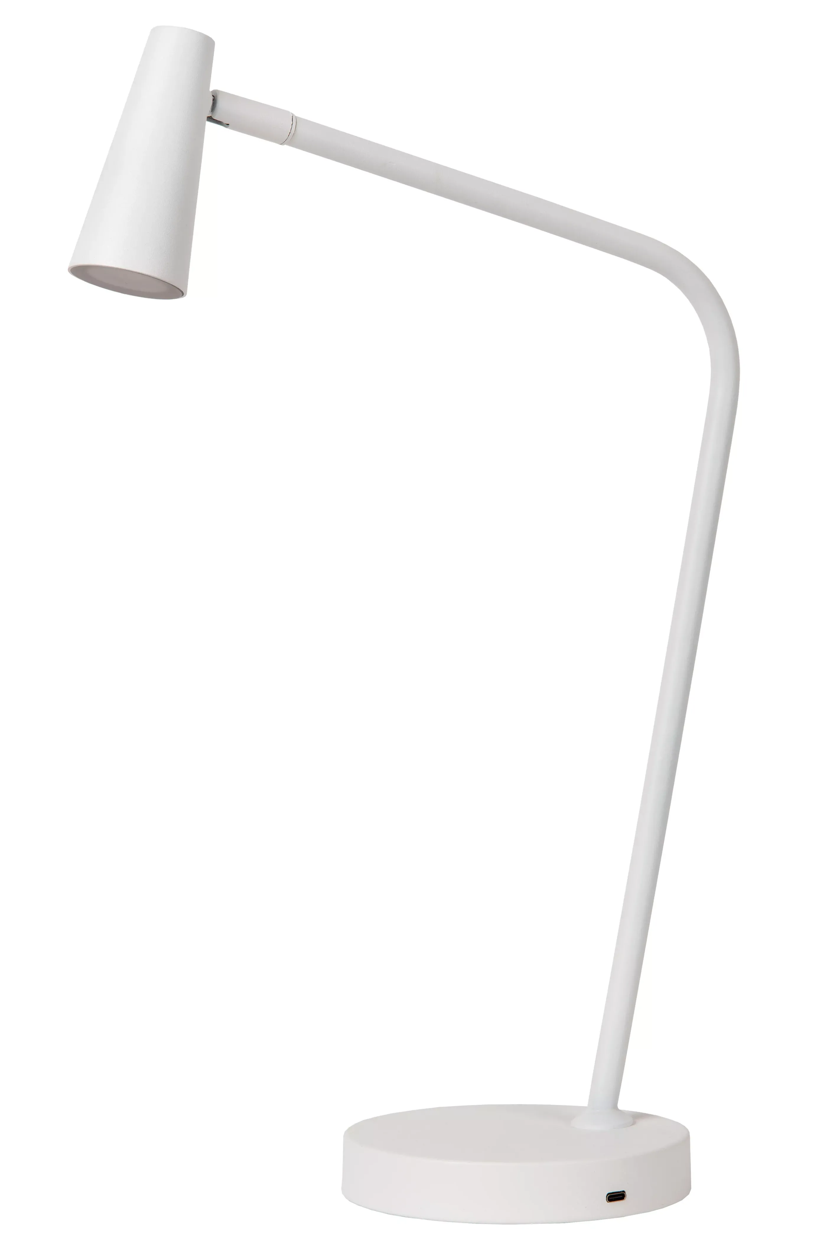 Fashion STIRLING - Oplaadbare Tafellamp - Accu/Batterij - LED 3 StepDim - 1x3W 2700K - Wit Tafellampen