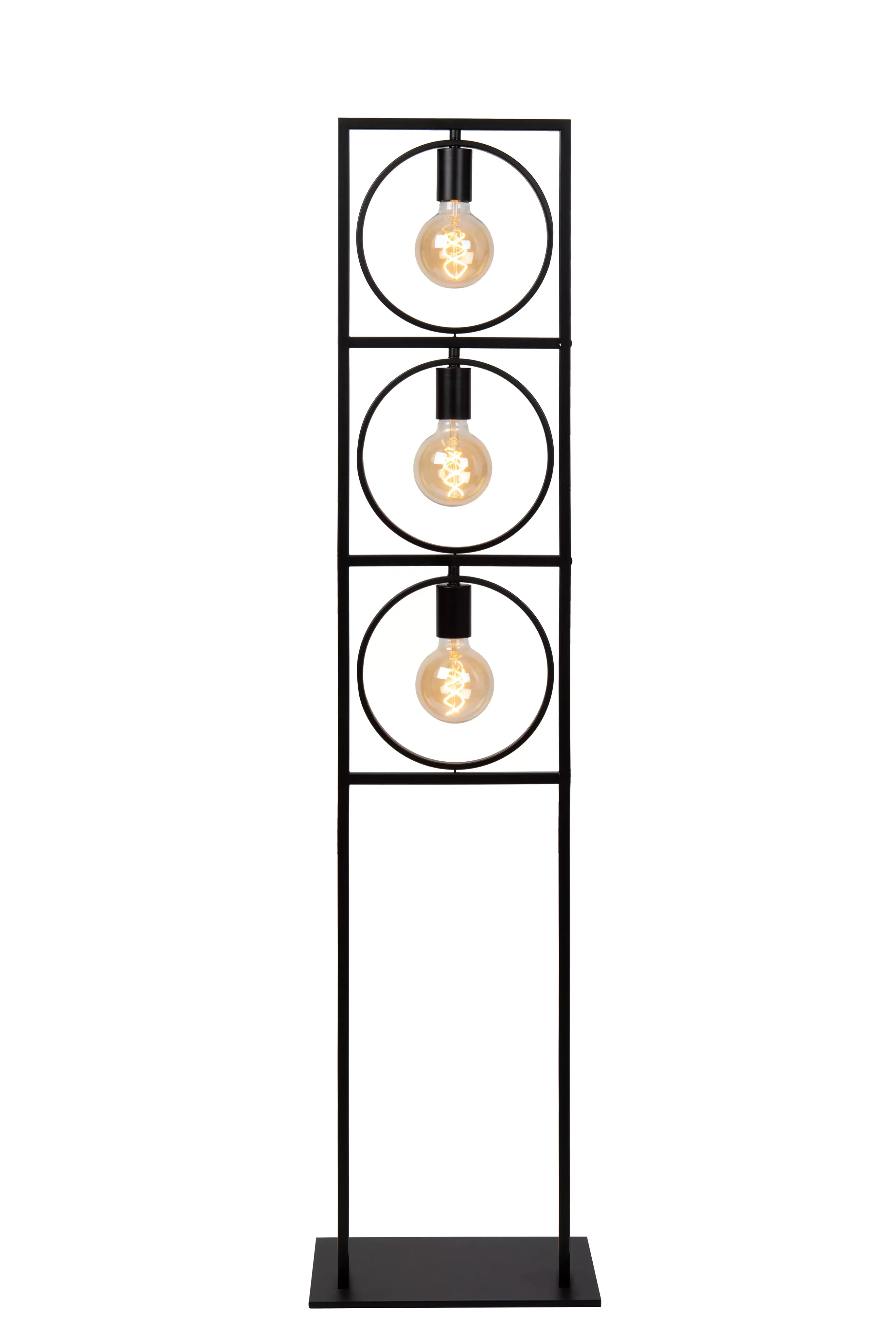 Fashion SUUS - Vloerlamp - 3xE27 - Zwart Staande Lampen
