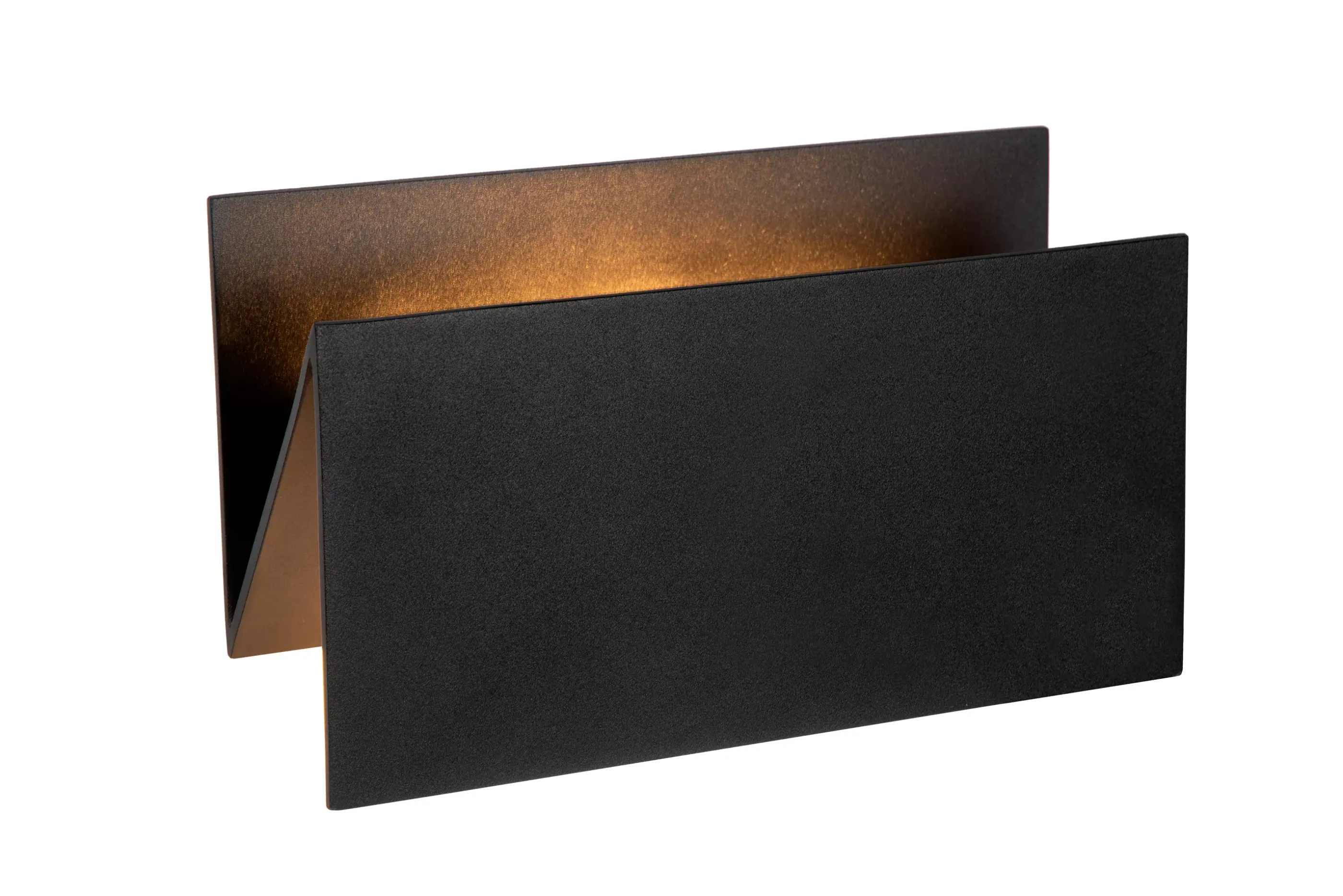 Online SWINDON - Wandlamp Binnen/Buiten - LED - 1x16W 2700K - IP54 - Zwart Wandverlichting Buiten