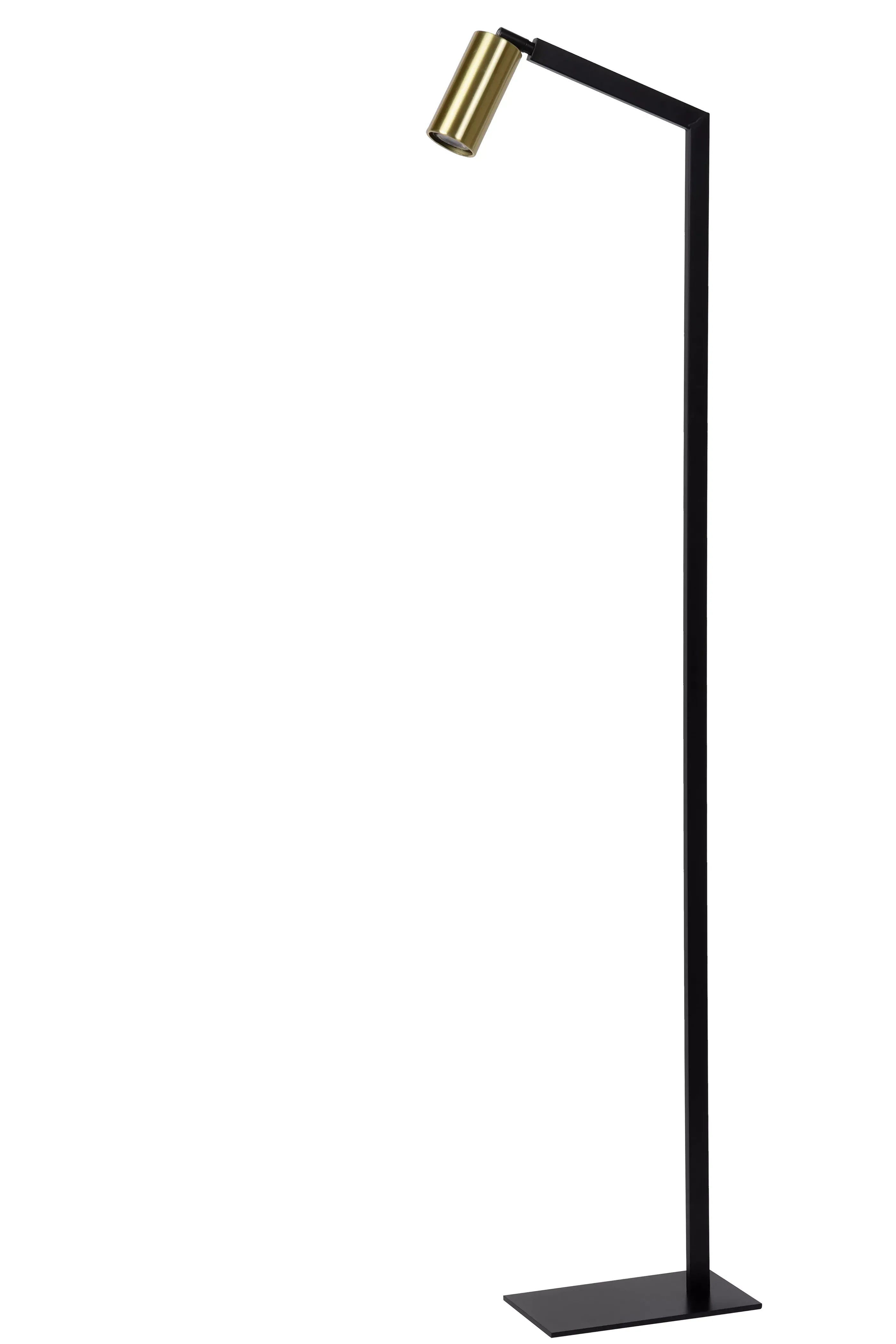 Shop SYBIL - Leeslamp - 1xGU10 - Zwart Staande Lampen