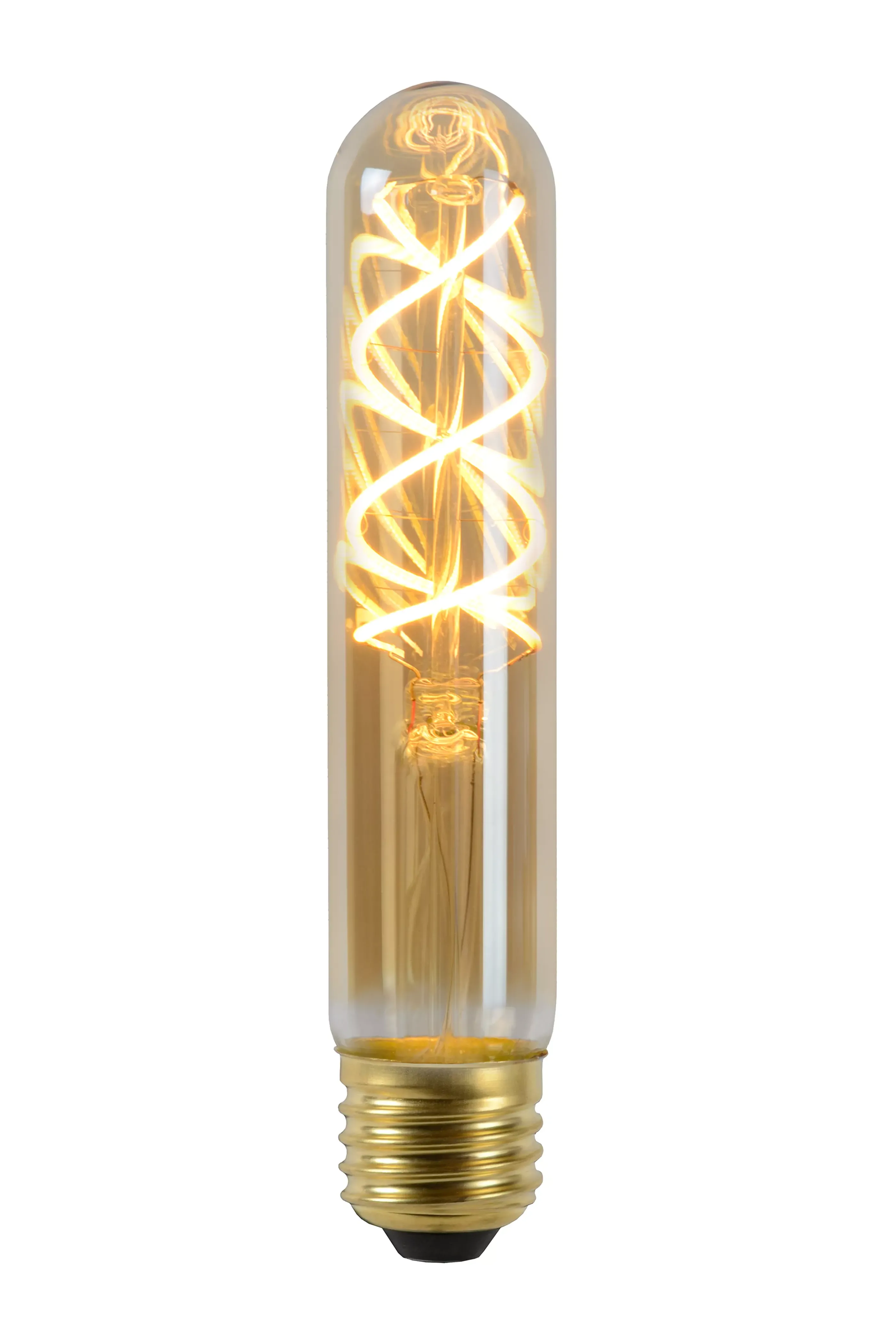 New T32 - Filament lamp - Ø 3 cm - LED Dimb. - E27 - 1x4,9W 2200K - Amber Kooldraadlampen