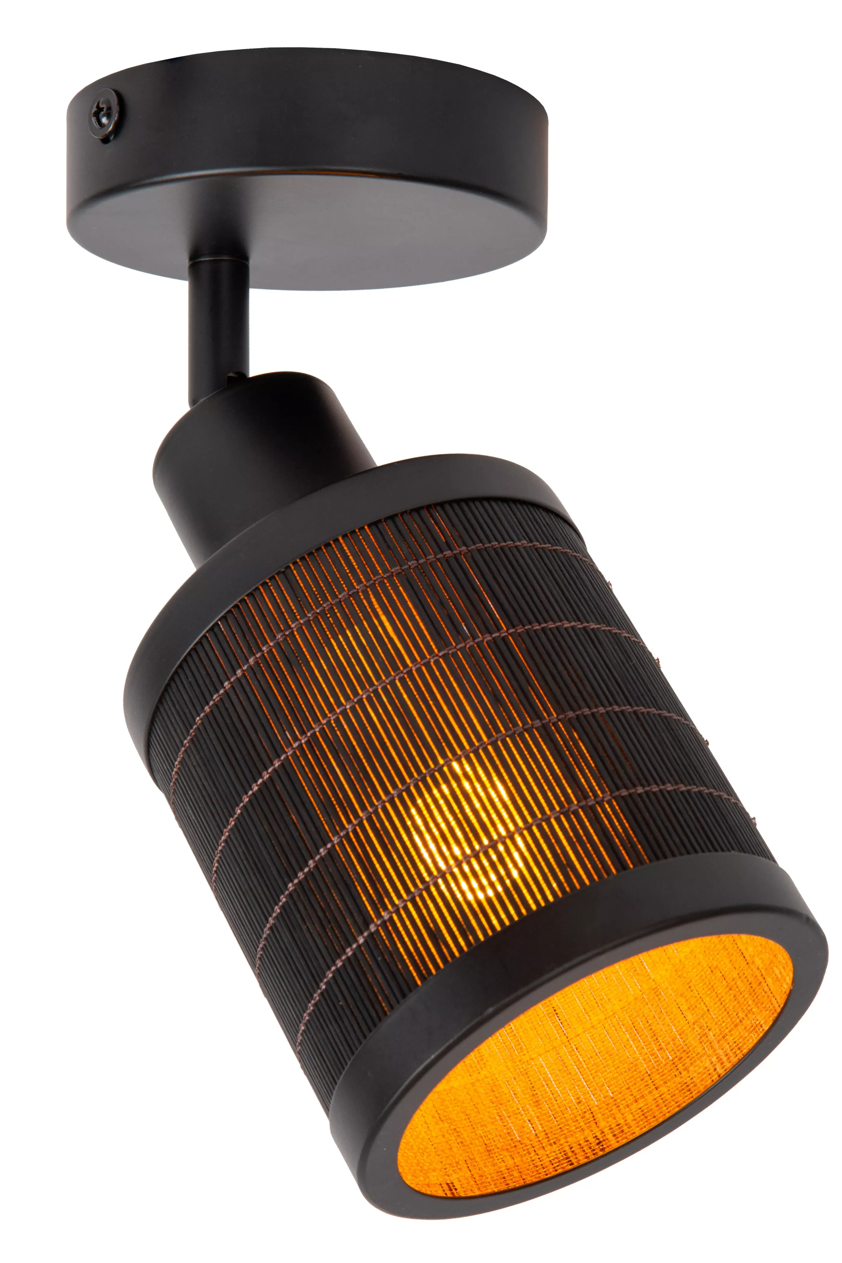 Hot TAGALOG - Plafondspot - Ø 10 cm - 1xE27 - Zwart Plafondlampen