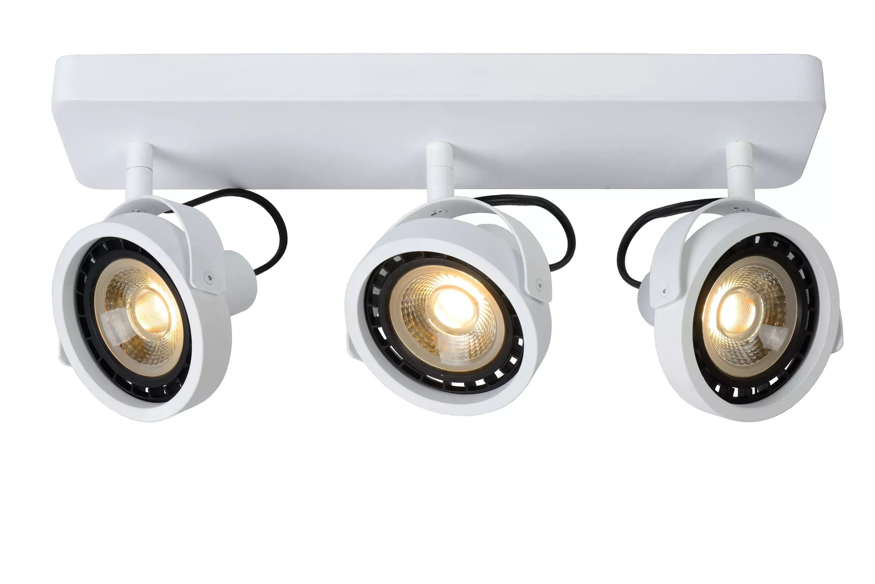 Hot TALA LED - Plafondspot - LED Dim to warm - GU10 (ES111) - 3x12W 2200K/3000K - Wit Plafondlampen