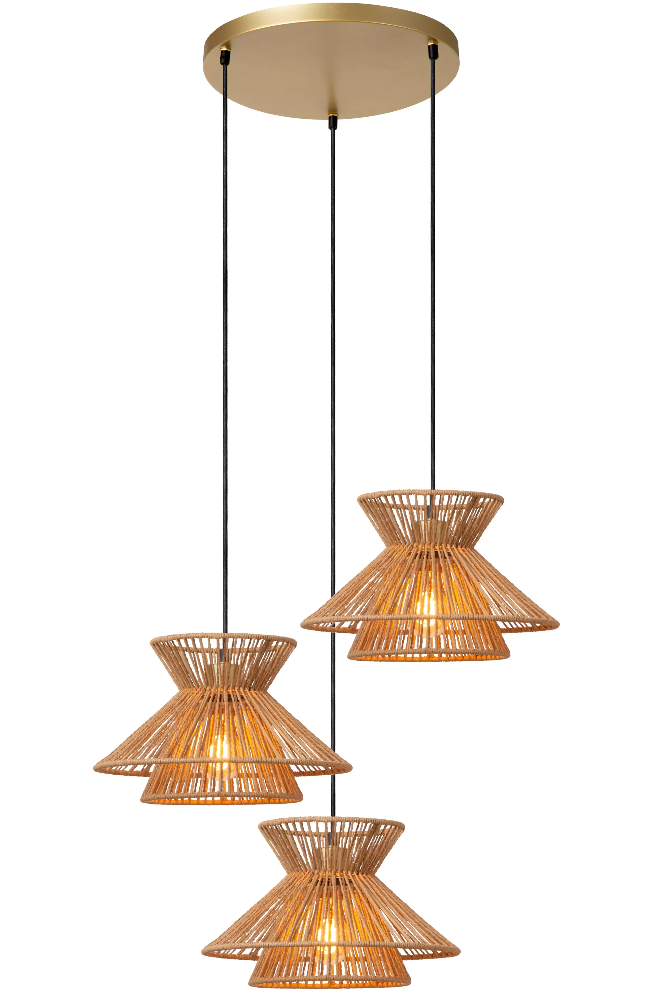 Store TASMAN - Hanglamp - 3xE27 - Naturel Hanglampen