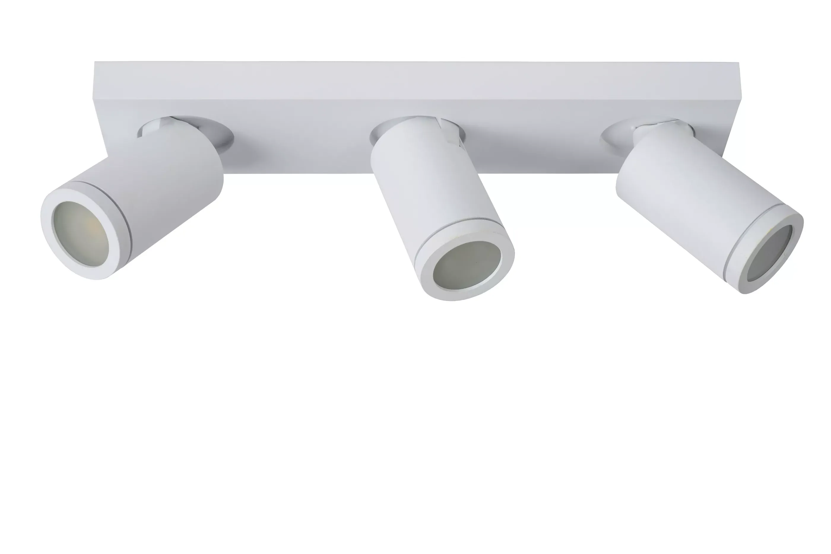Hot TAYLOR - Plafondspot Badkamer - LED Dim to warm - GU10 - 3x5W 2200K/3000K - IP44 - Wit Plafondlampen