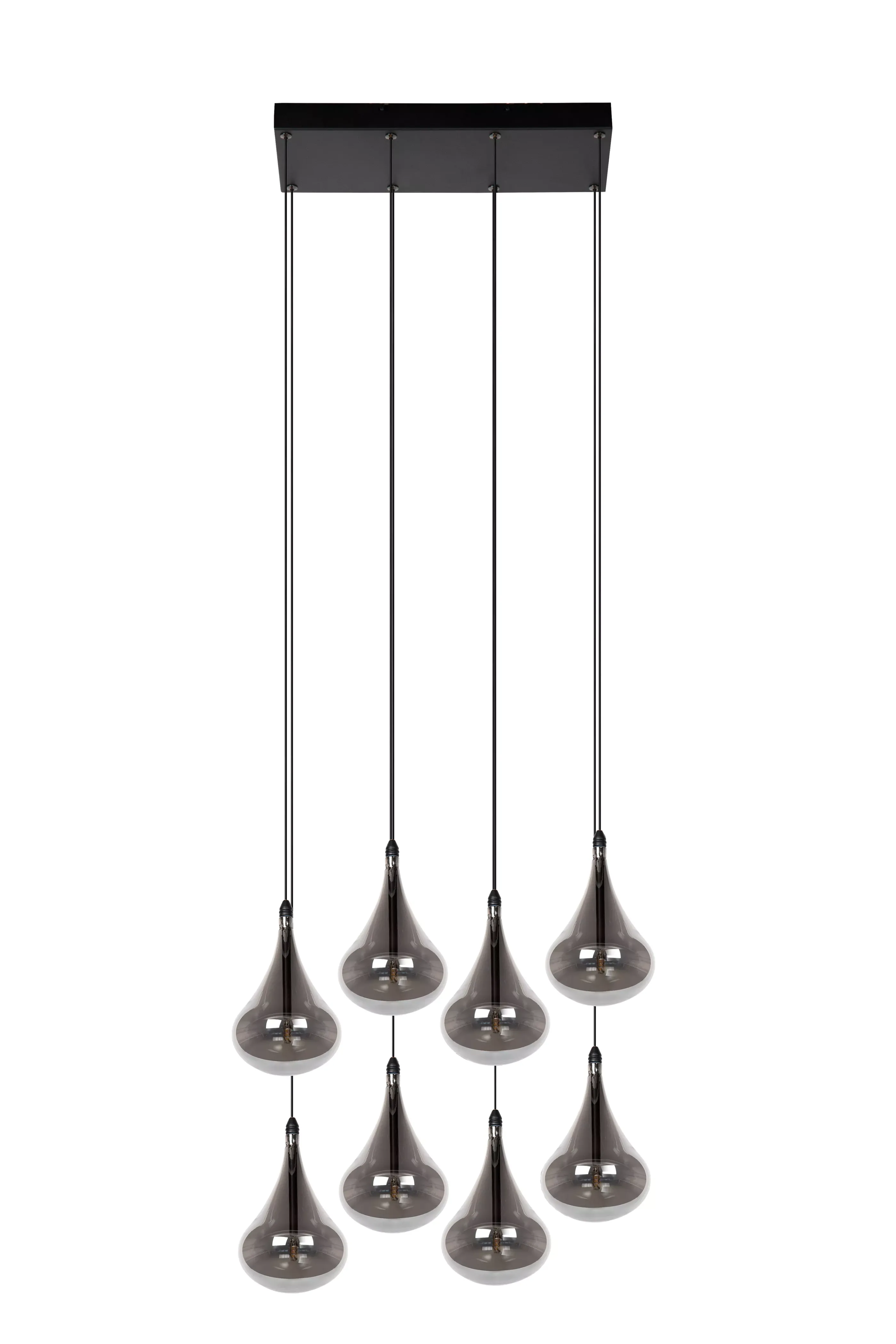 Cheap TEARS - Hanglamp - LED Dimb. - G4 - 8x1,5W 3000K - Zwart Hanglampen