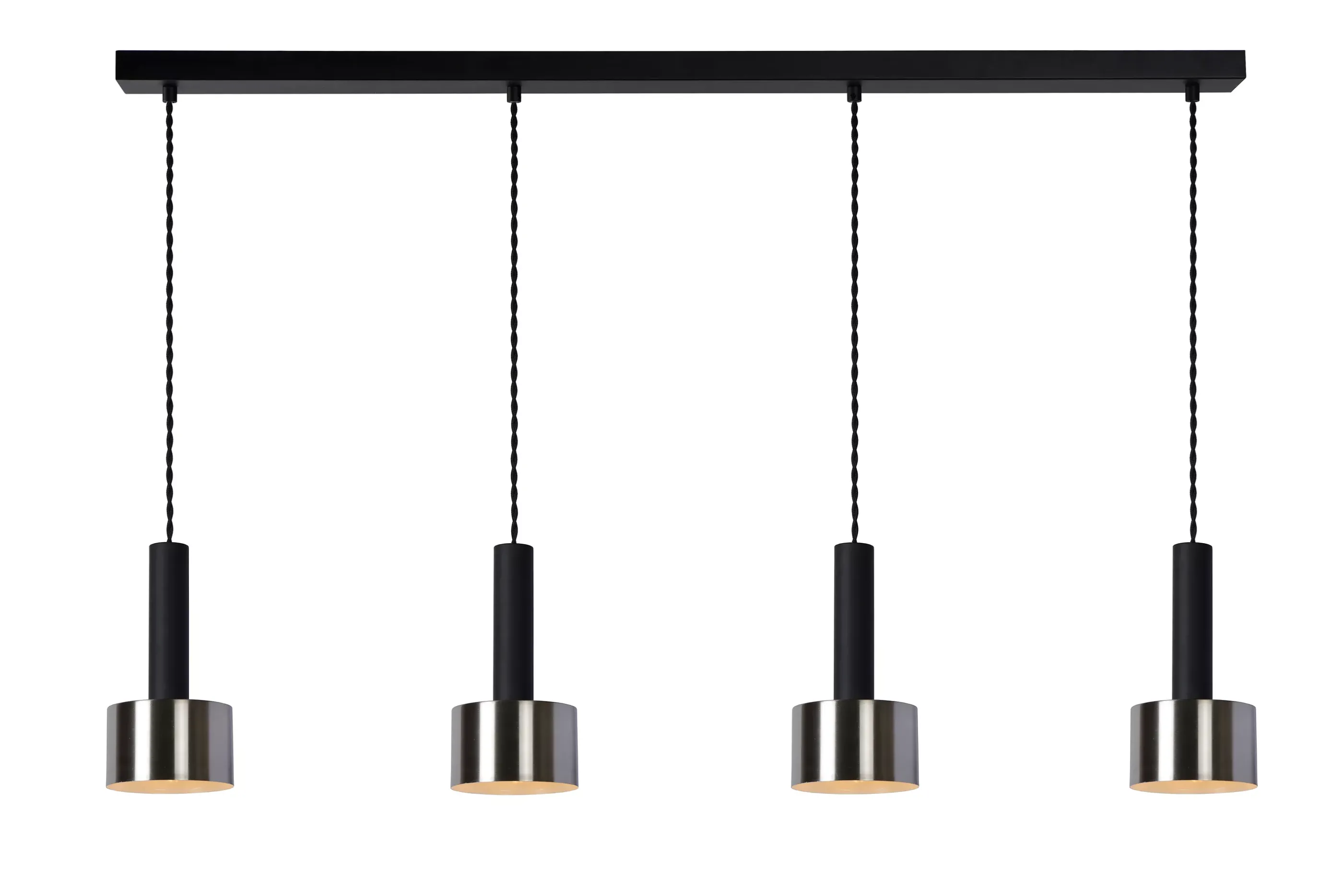 Cheap TEUN - Hanglamp - 4xE27 - Zwart Hanglampen