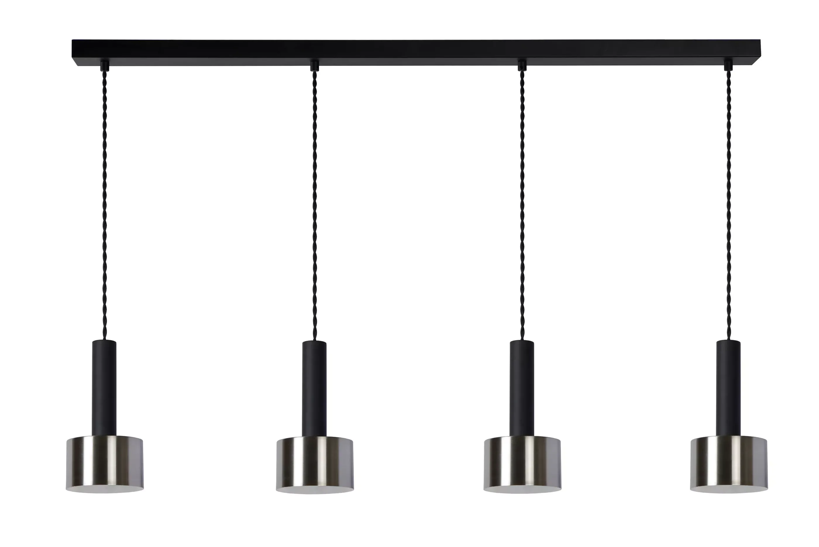 Cheap TEUN - Hanglamp - 4xE27 - Zwart Hanglampen