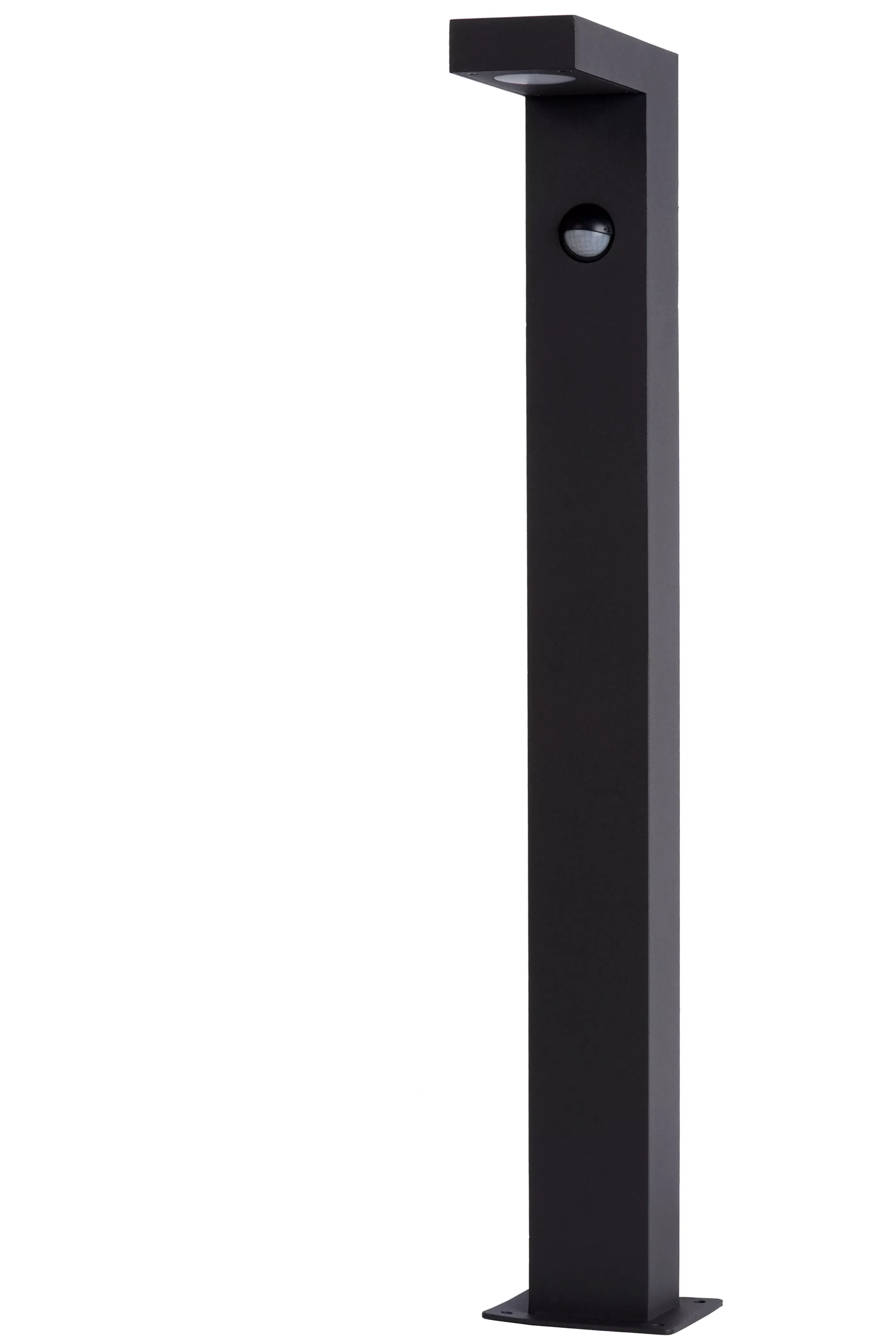 Fashion TEXAS-IR - Sokkellamp - LED - 1x7W 3000K - IP54 - Beweging & dag/nacht sensor (uitschakelbaar) - Antraciet Sokkellampen