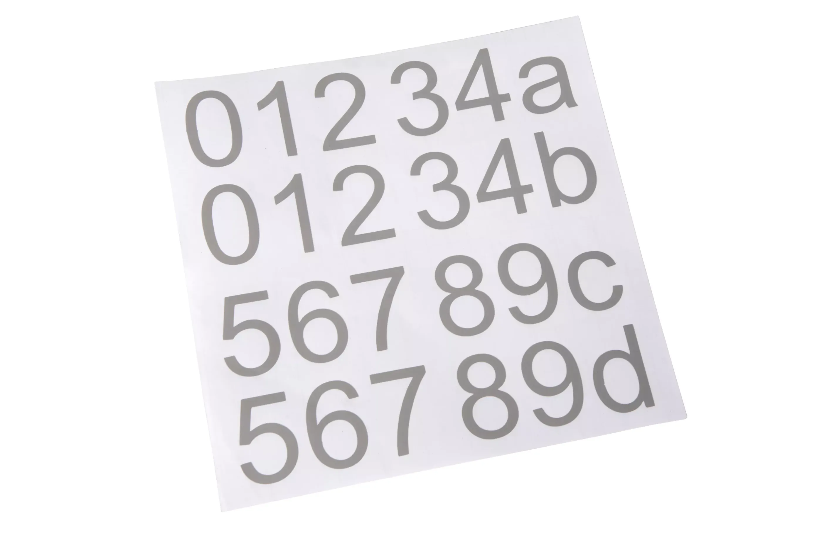 Clearance THESI Numbers - Onderdeel - Zwart Onderdelen