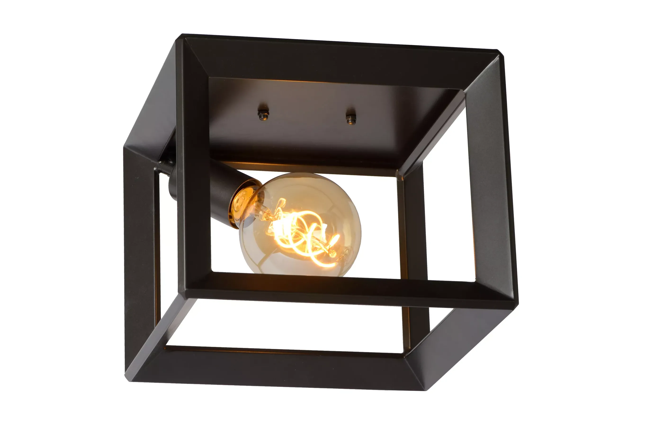 Cheap THOR - Plafonnière - 1xE27 - Grijs ijzer Plafondlampen