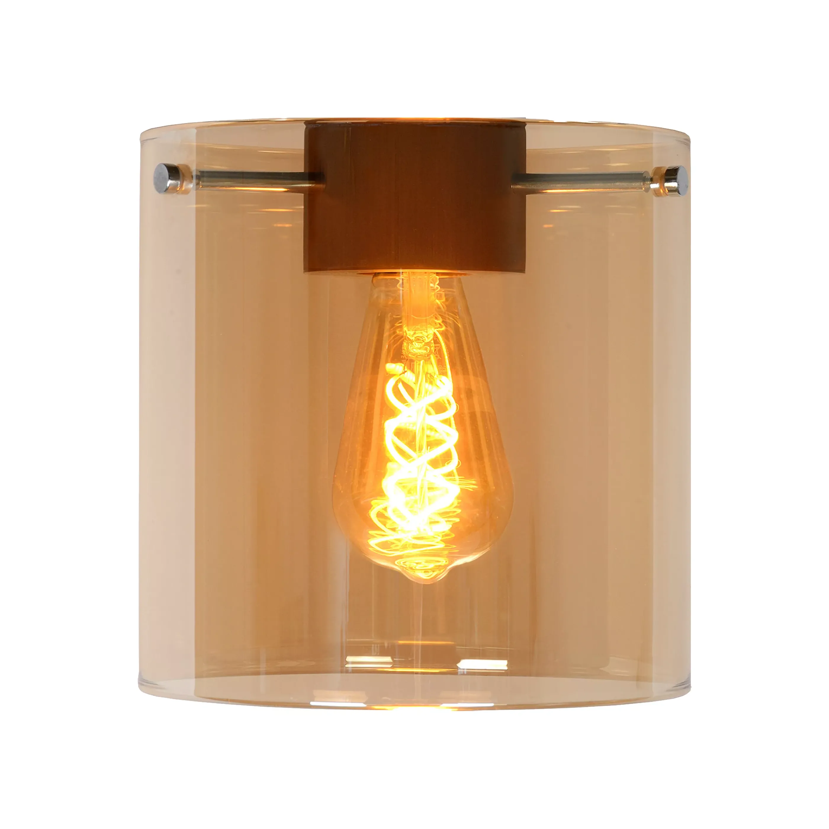 New TOLEDO - Glas - Ø 20 cm - Amber Glazen
