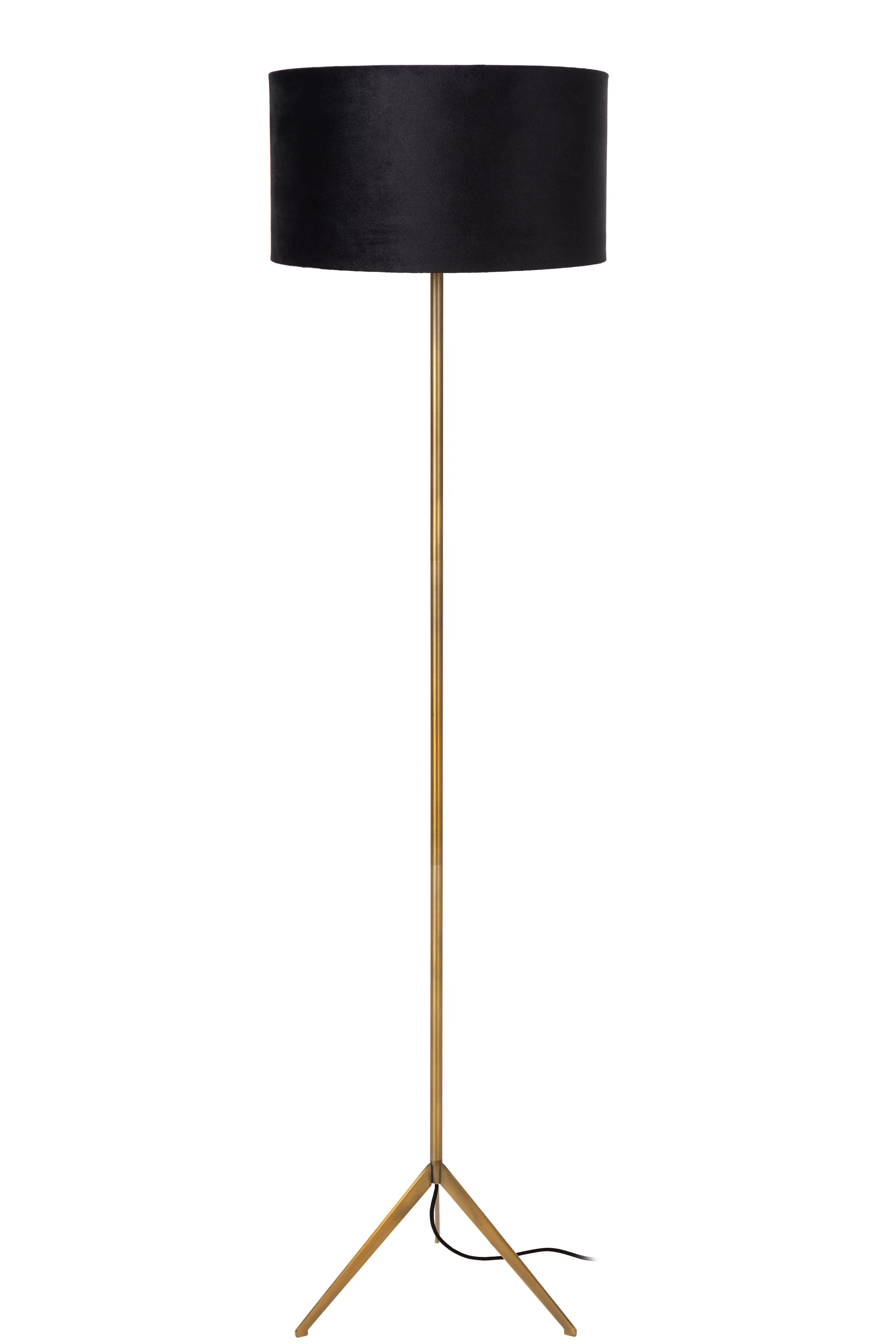 Shop TONDO - Vloerlamp - Ø 38 cm - 1xE27 - Mat Goud / Messing Staande Lampen