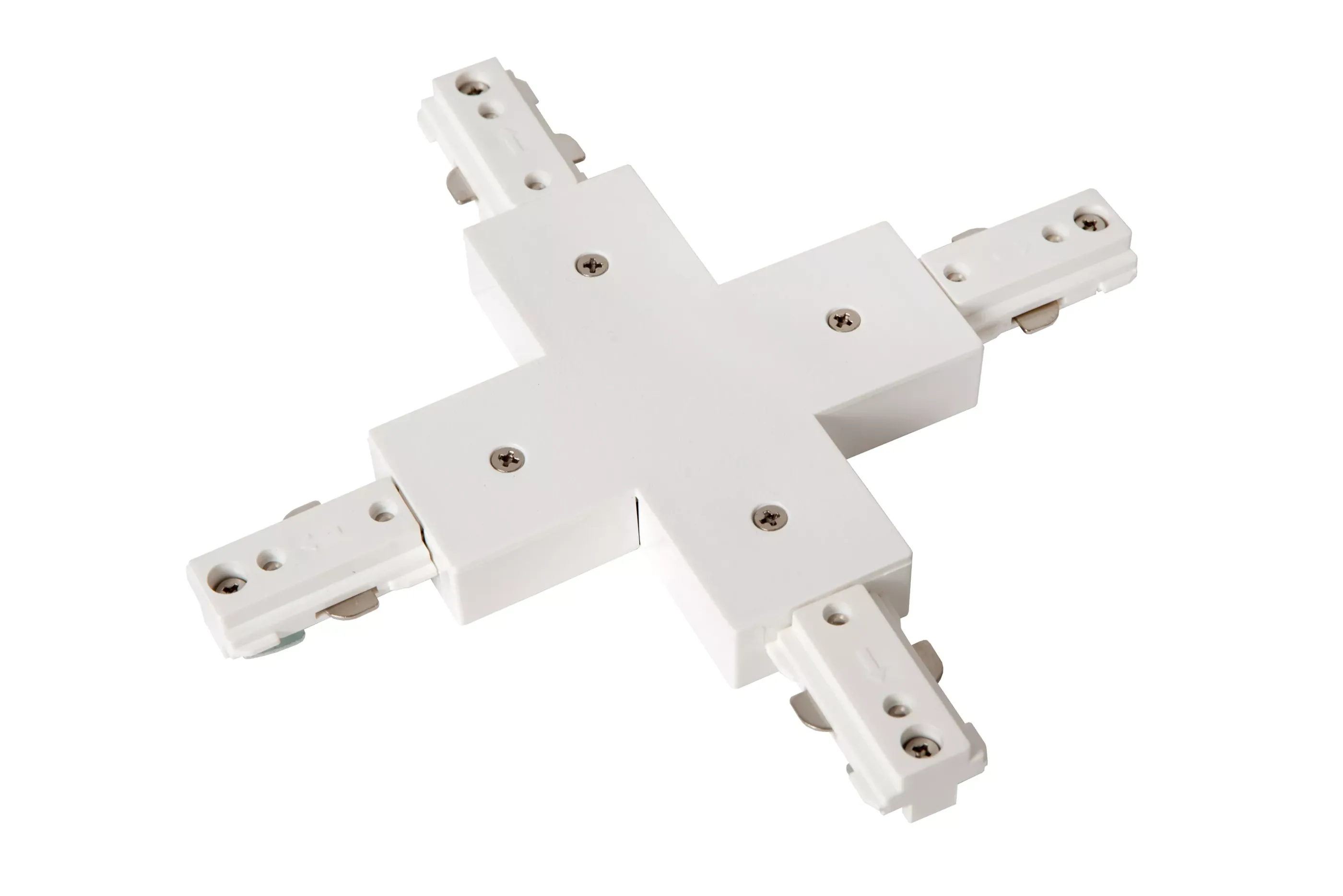 Cheap TRACK X-koppelstuk - 1-fase Railsysteem / Railverlichting - Wit (Uitbreiding) Railverlichting
