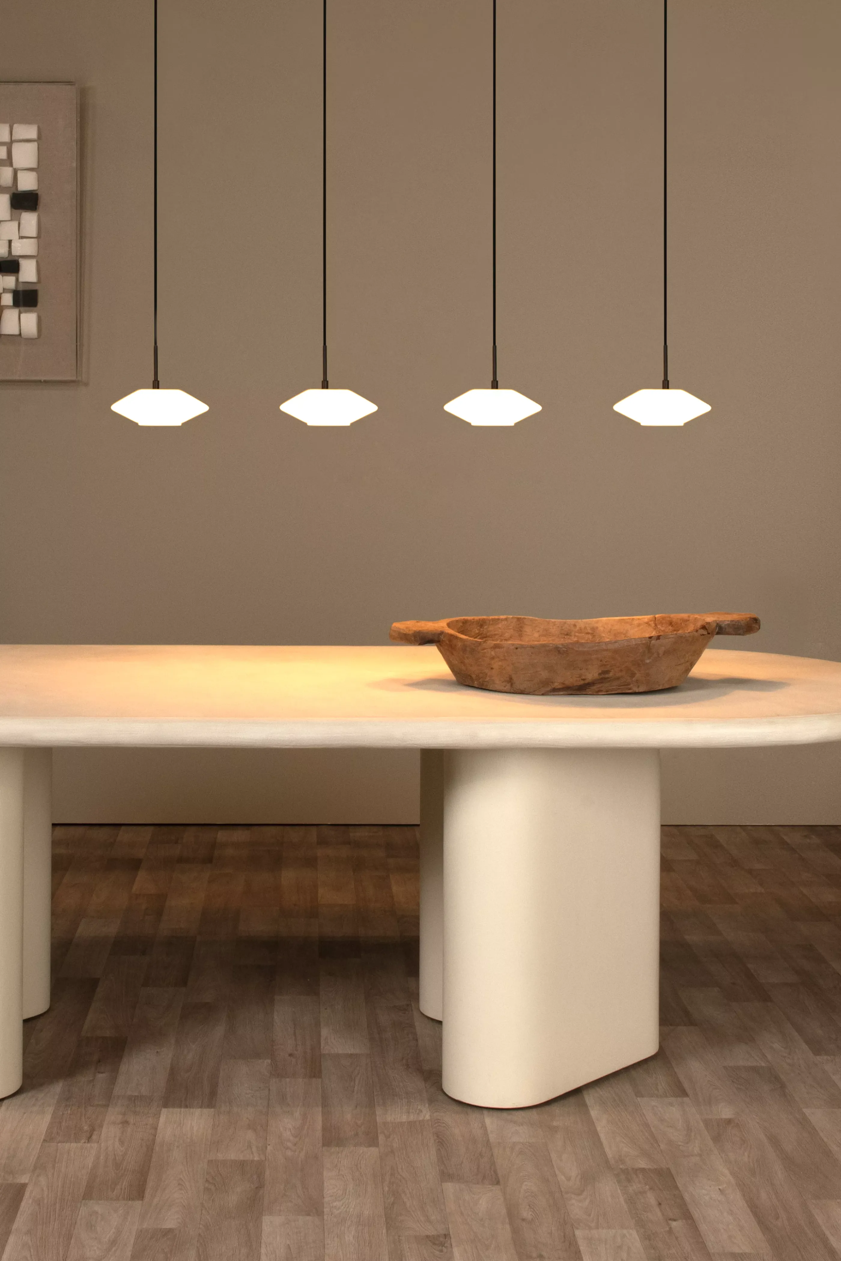 Outlet TREVOR - Hanglamp - 4xG9 - Opaal Hanglampen