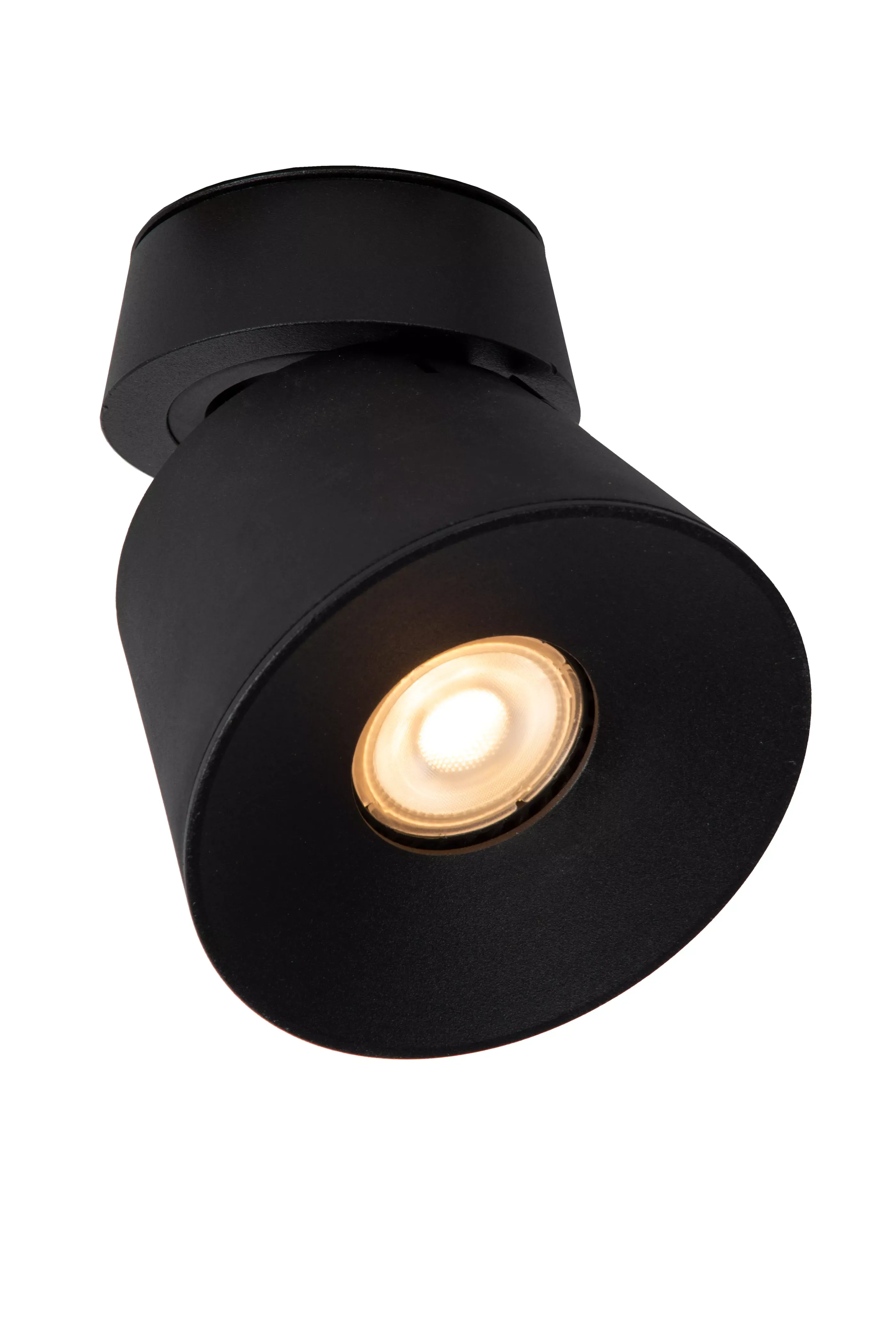 Online TRIGONO - Plafondspot - Ø 10,5 cm - 1xGU10 - Zwart Plafondlampen