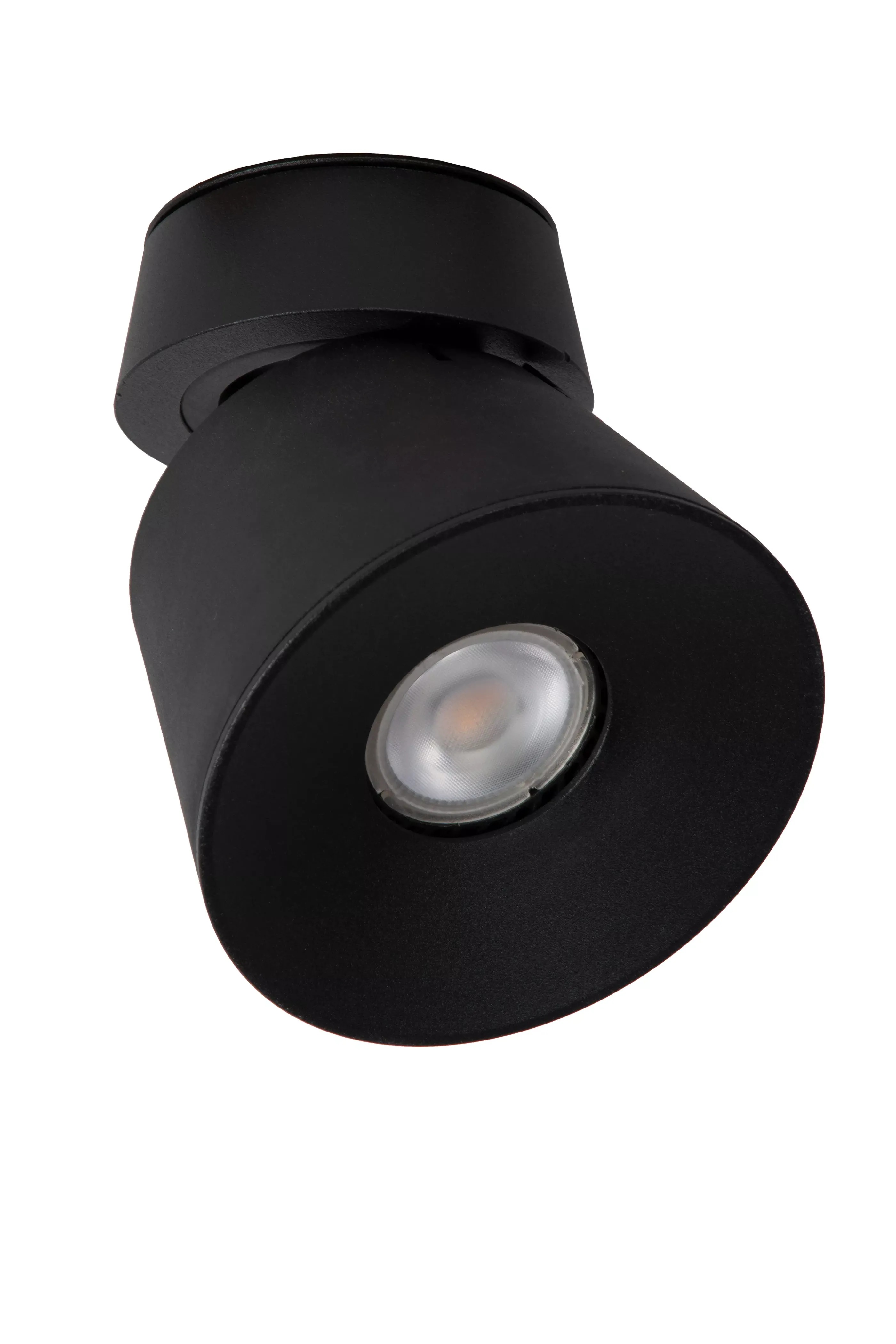 Online TRIGONO - Plafondspot - Ø 10,5 cm - 1xGU10 - Zwart Plafondlampen