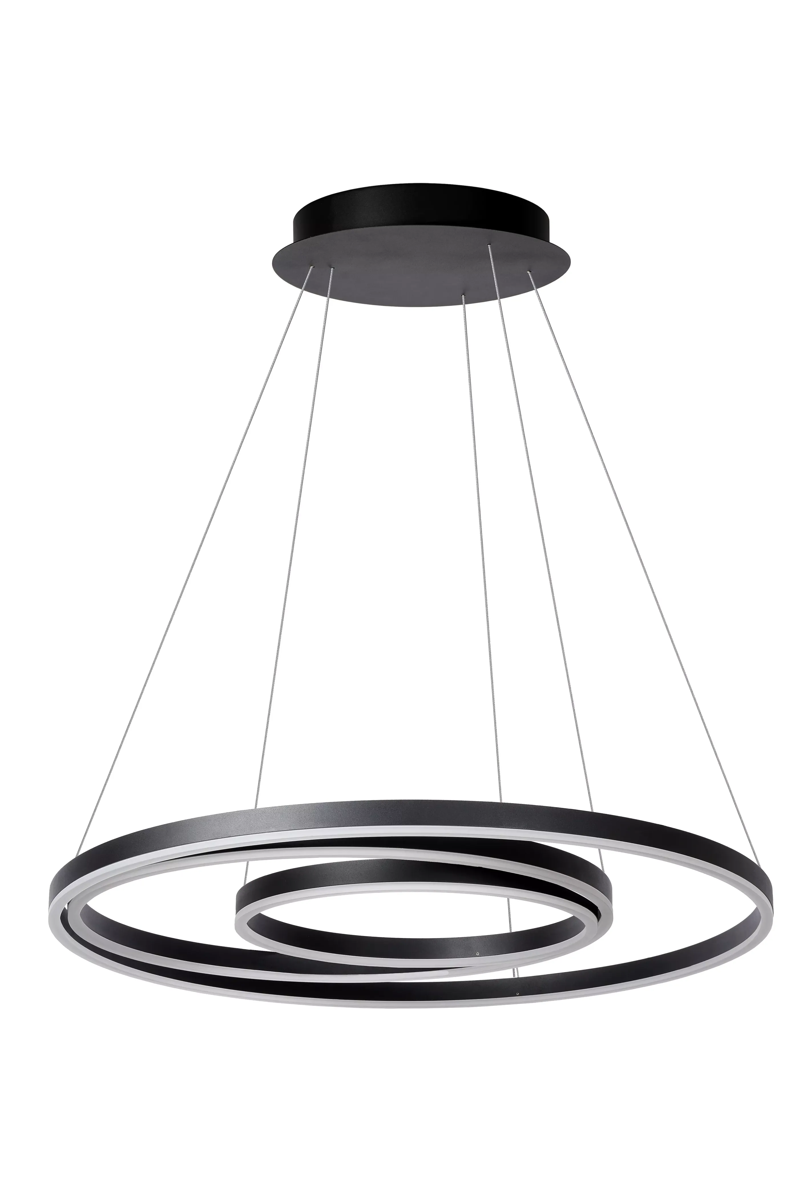 Sale TRINITI - Hanglamp - Ø 80 cm - LED Dimb. - 3000K - Zwart Hanglampen
