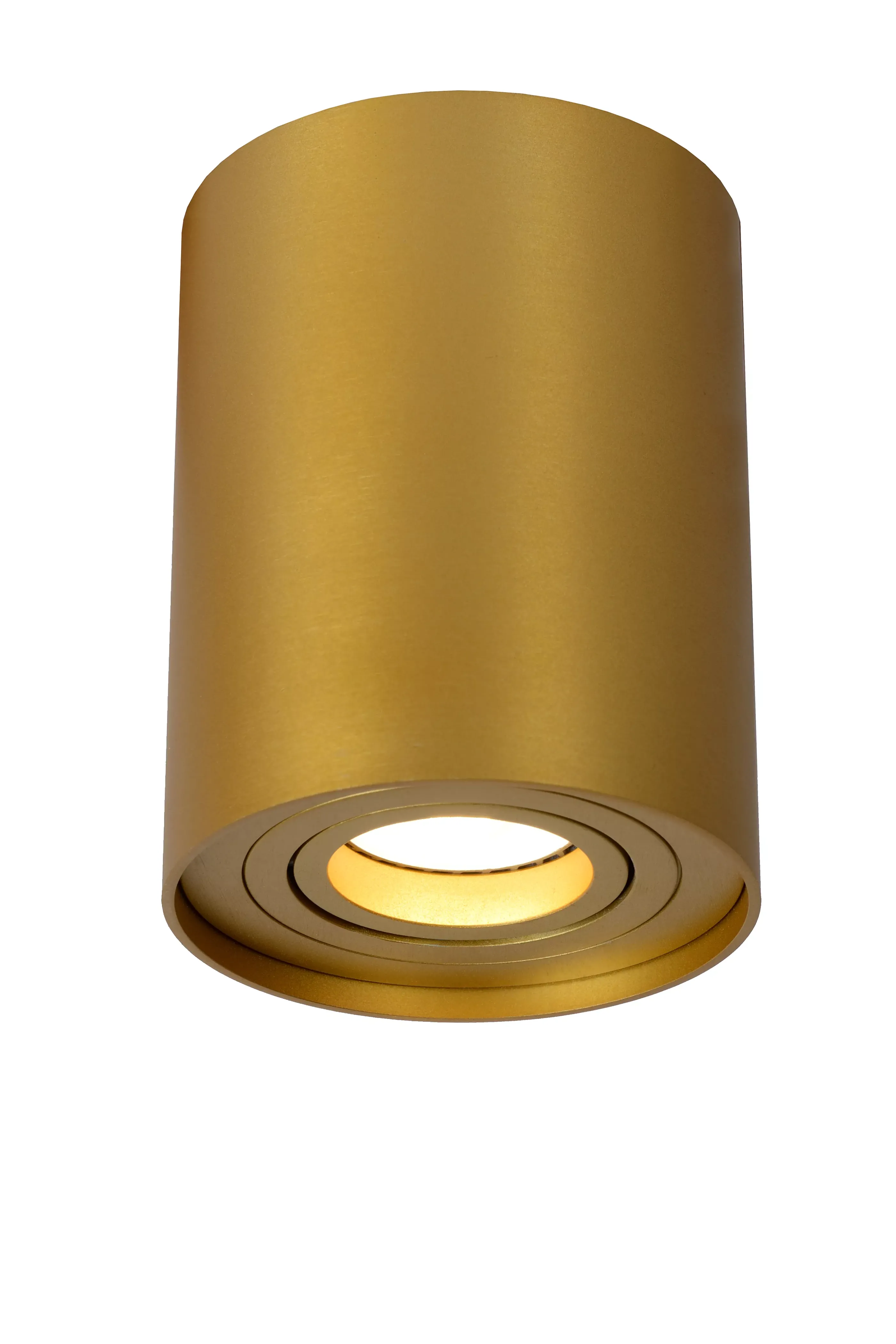 Shop TUBE - Plafondspot - Ø 9,6 cm - 1xGU10 - Mat Goud / Messing Plafondlampen