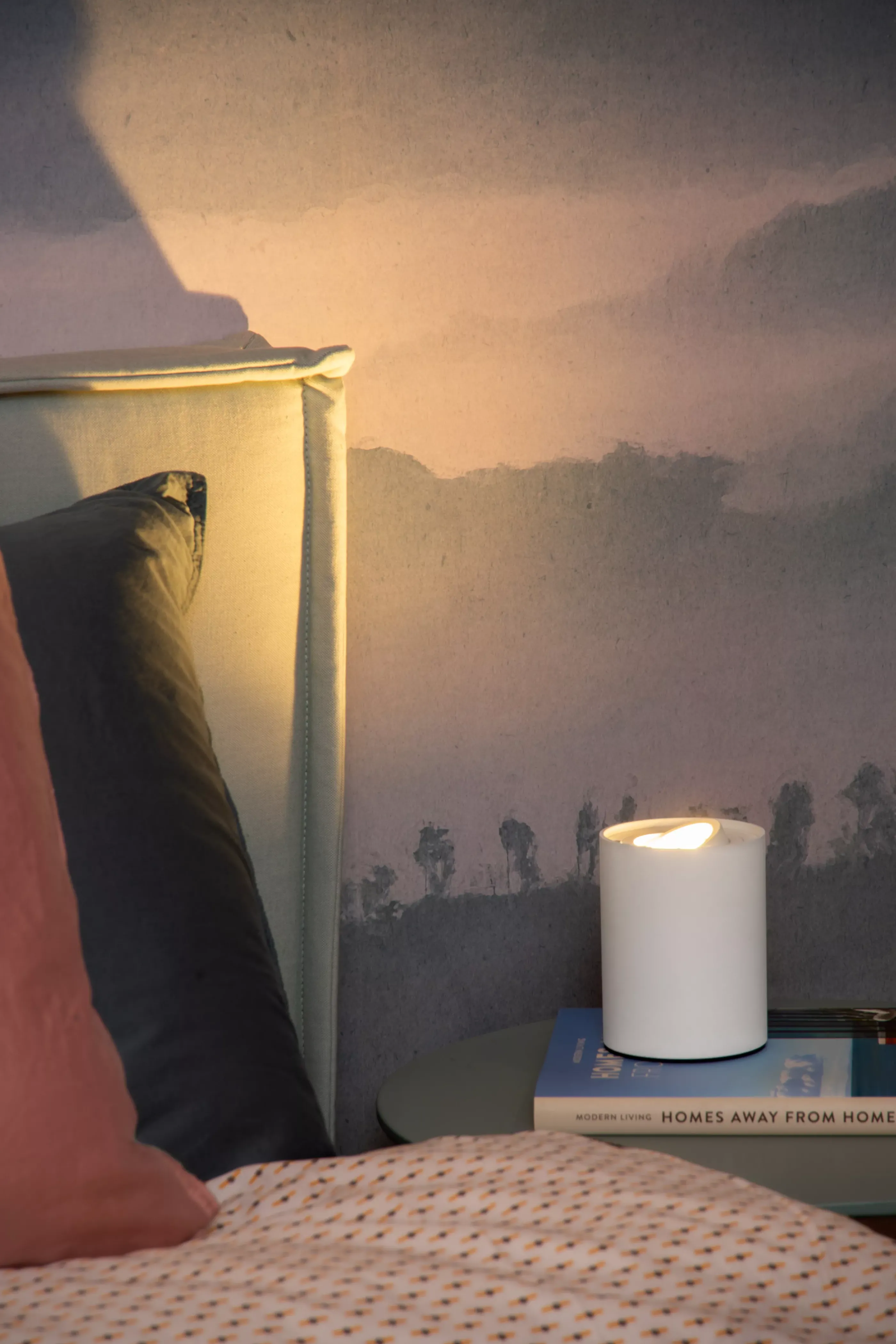 Clearance TUBE - Tafellamp - Ø 9,6 cm - LED 3 StepDim - GU10 - 1x5W 2600K/2800K - Wit Tafellampen
