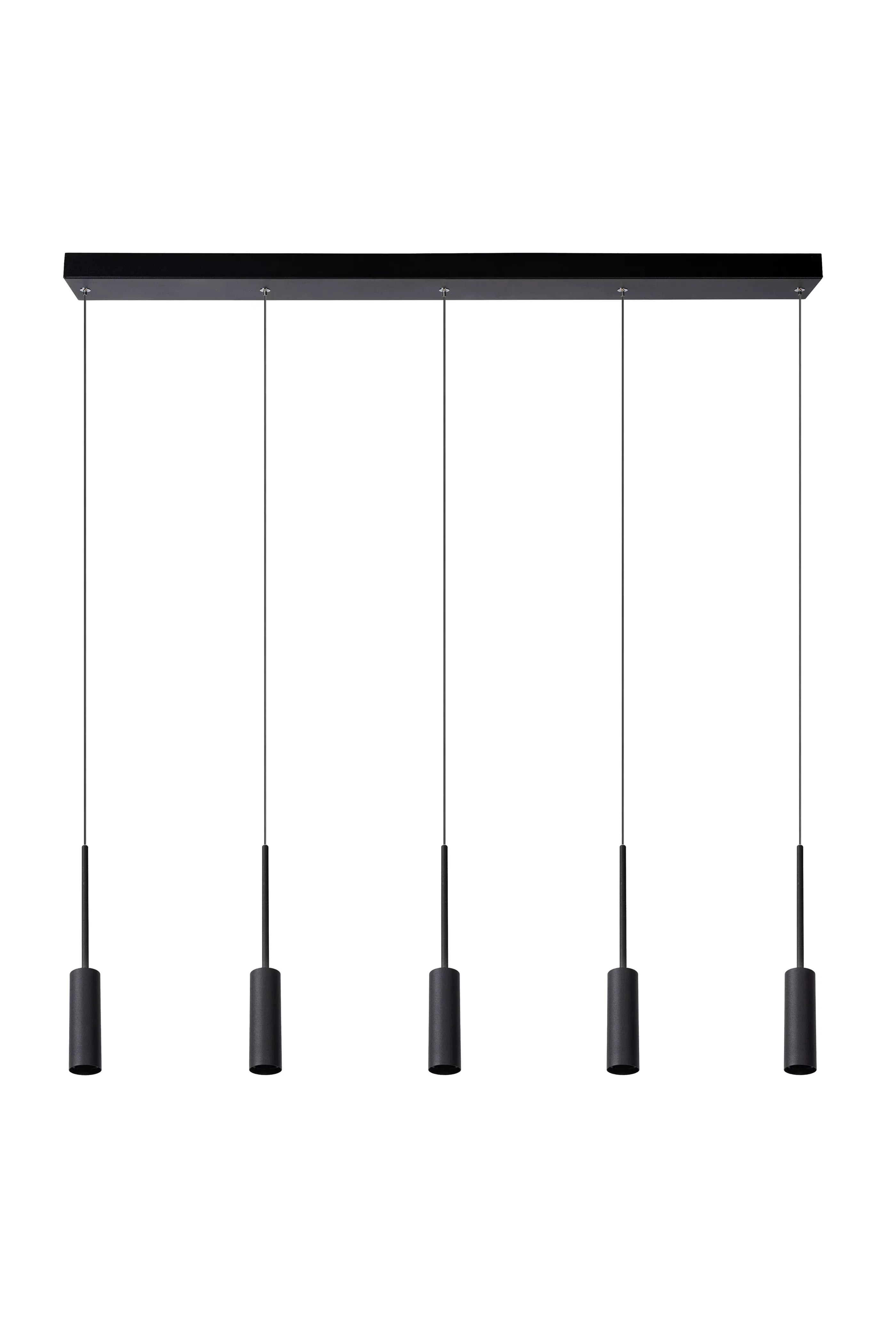 Cheap TUBULE - Hanglamp - LED - 5x7W 2700K - Zwart Hanglampen