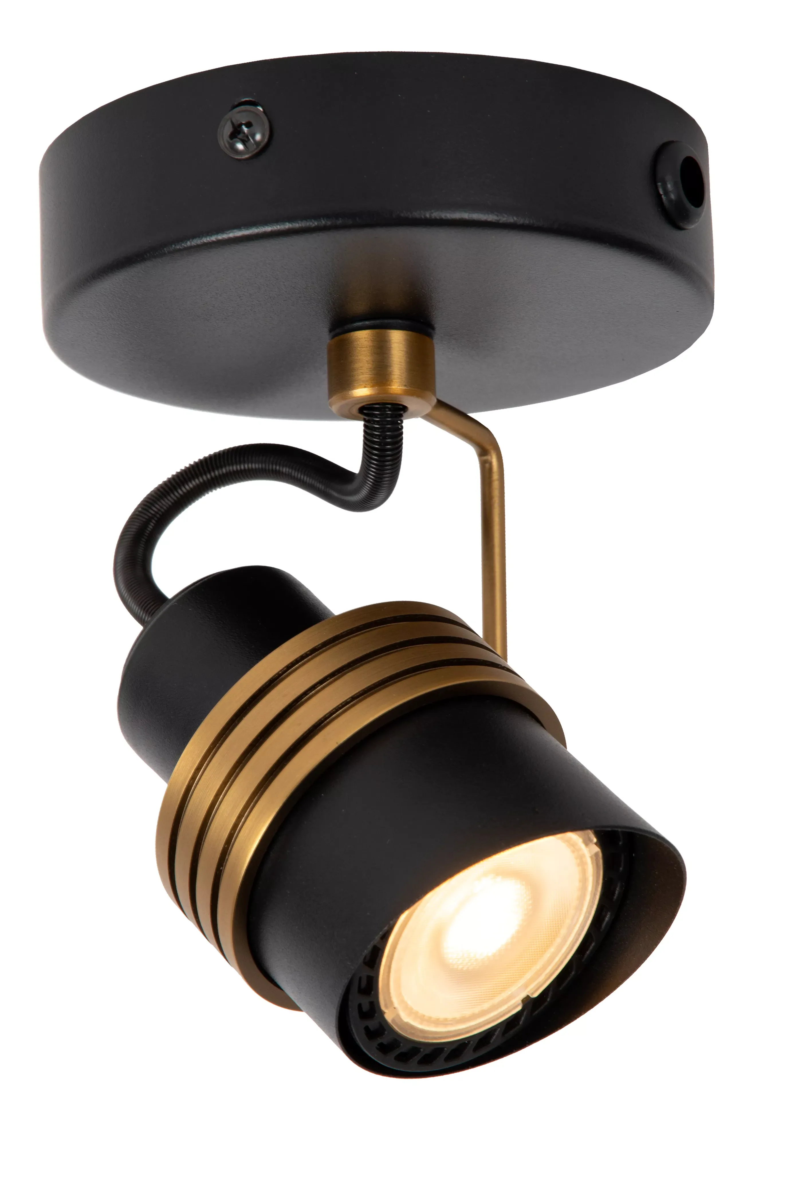Store TUNDRAN - Plafondspot - 1xGU10 - Zwart Plafondlampen