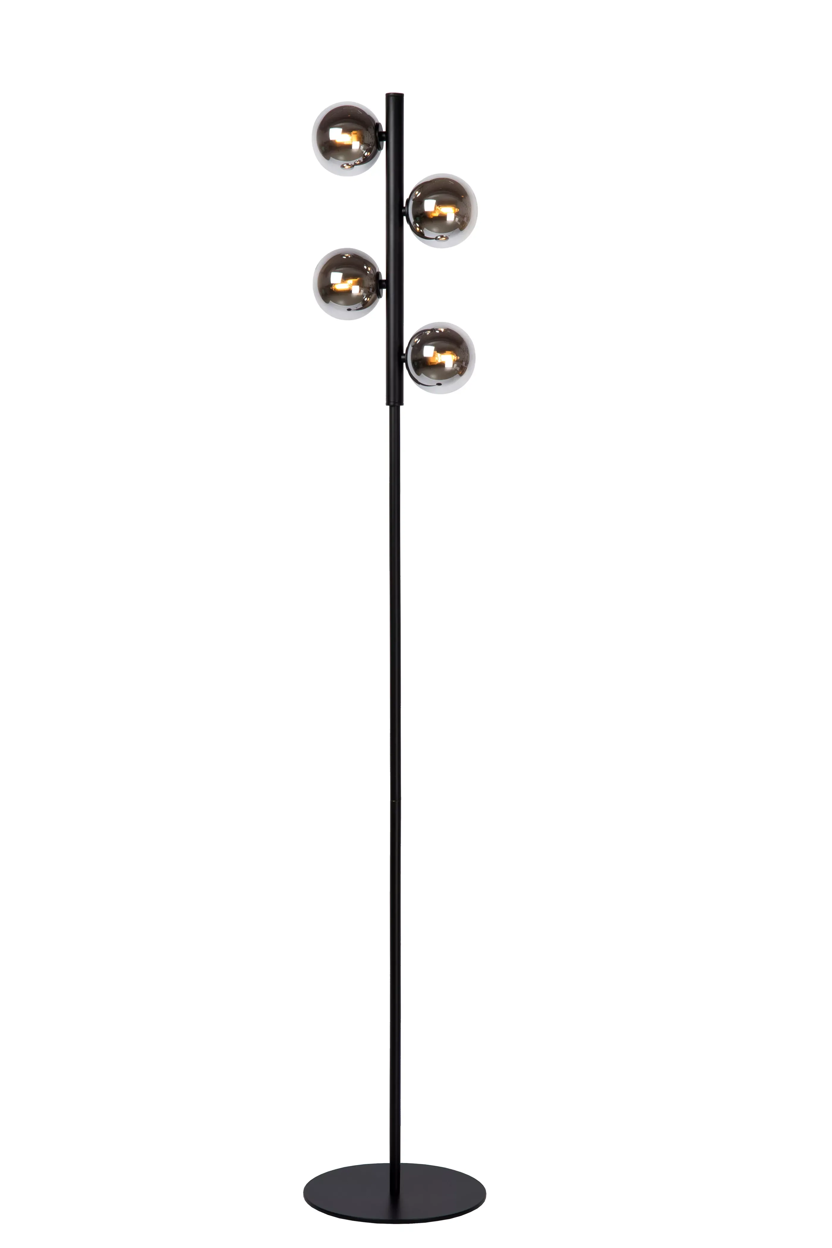 Fashion TYCHO - Vloerlamp - 4xG9 - Zwart Staande Lampen