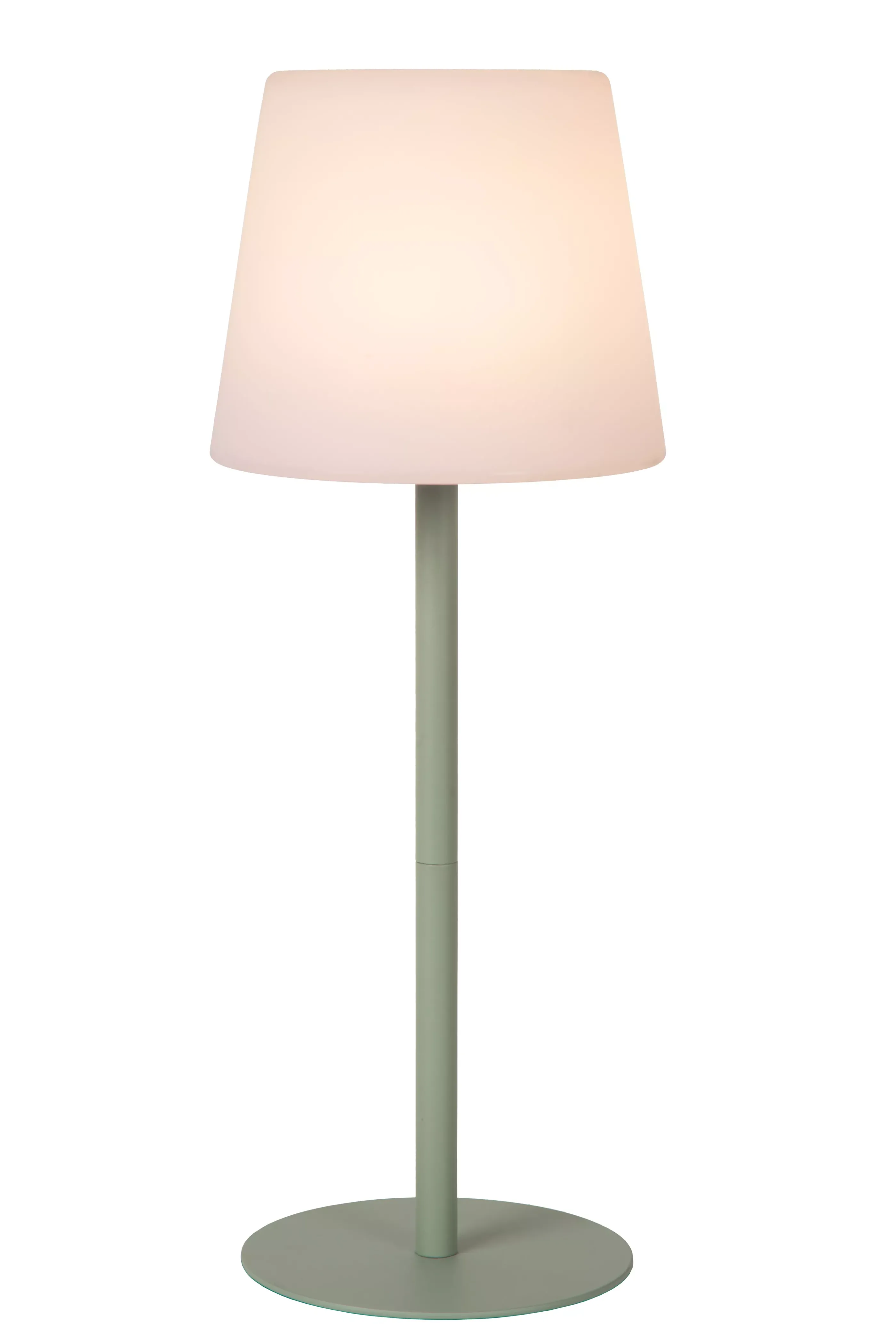 New TYON - Oplaadbare Tafellamp Binnen/Buiten - Accu/Batterij - LED Dimb. - IP65 - Groen Tafellampen Buiten