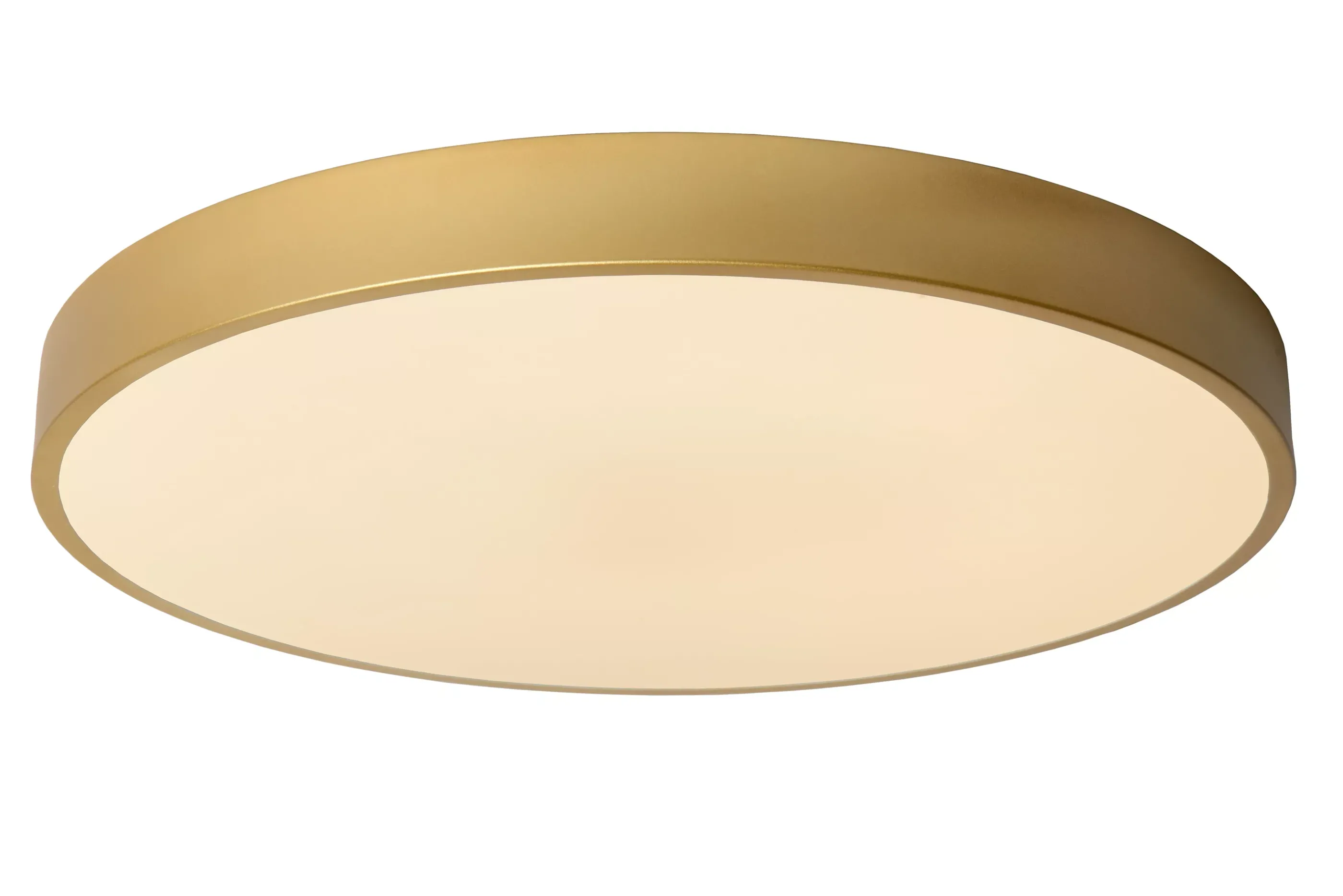 Hot UNAR - Plafonnière - Ø 49,5 cm - LED 3 StepDim - 1x36W 2700K - Mat Goud / Messing Plafondlampen