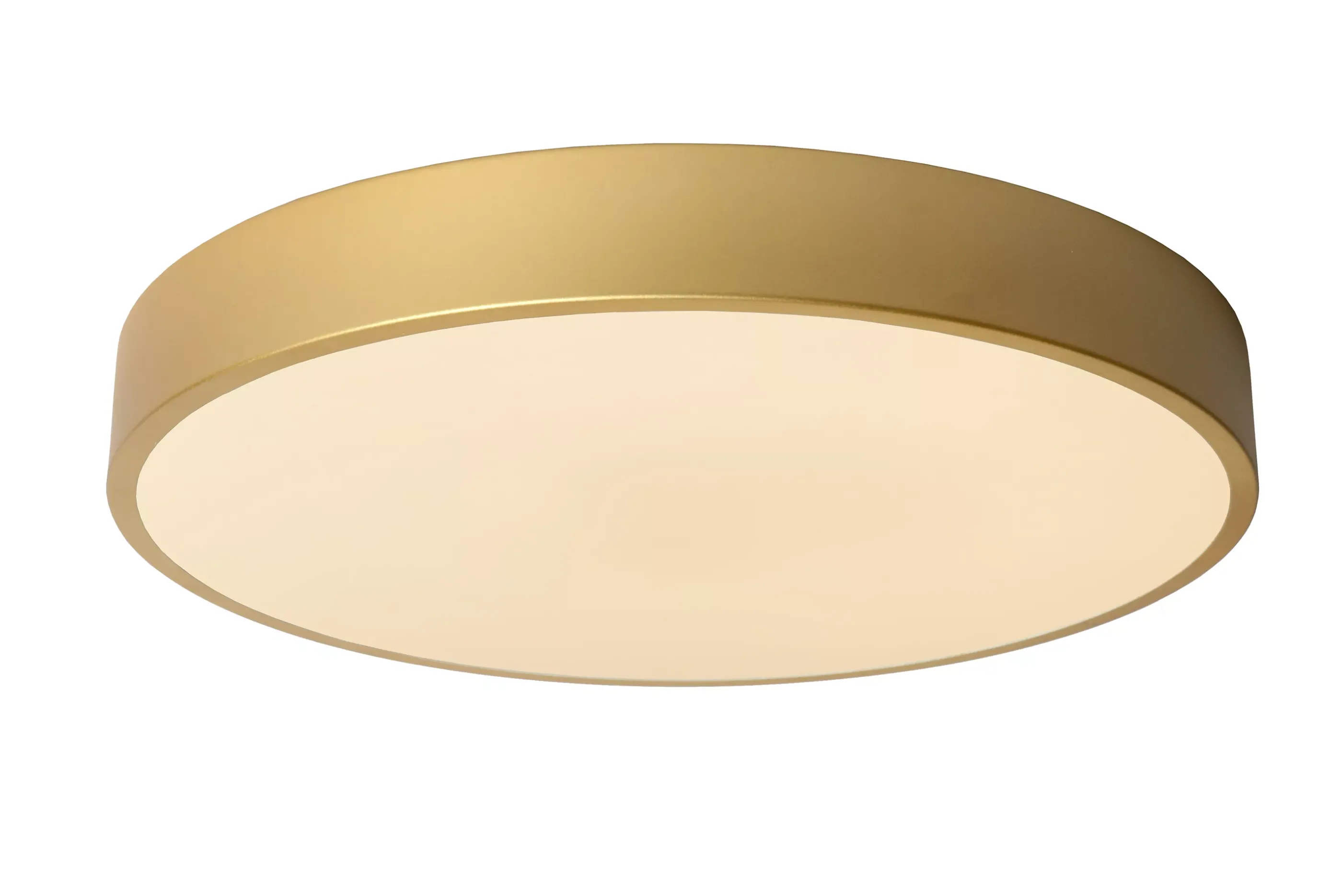 New UNAR - Plafonnière - Ø 39,5 cm - LED 3 StepDim - 1x24W 2700K - Mat Goud / Messing Plafondlampen