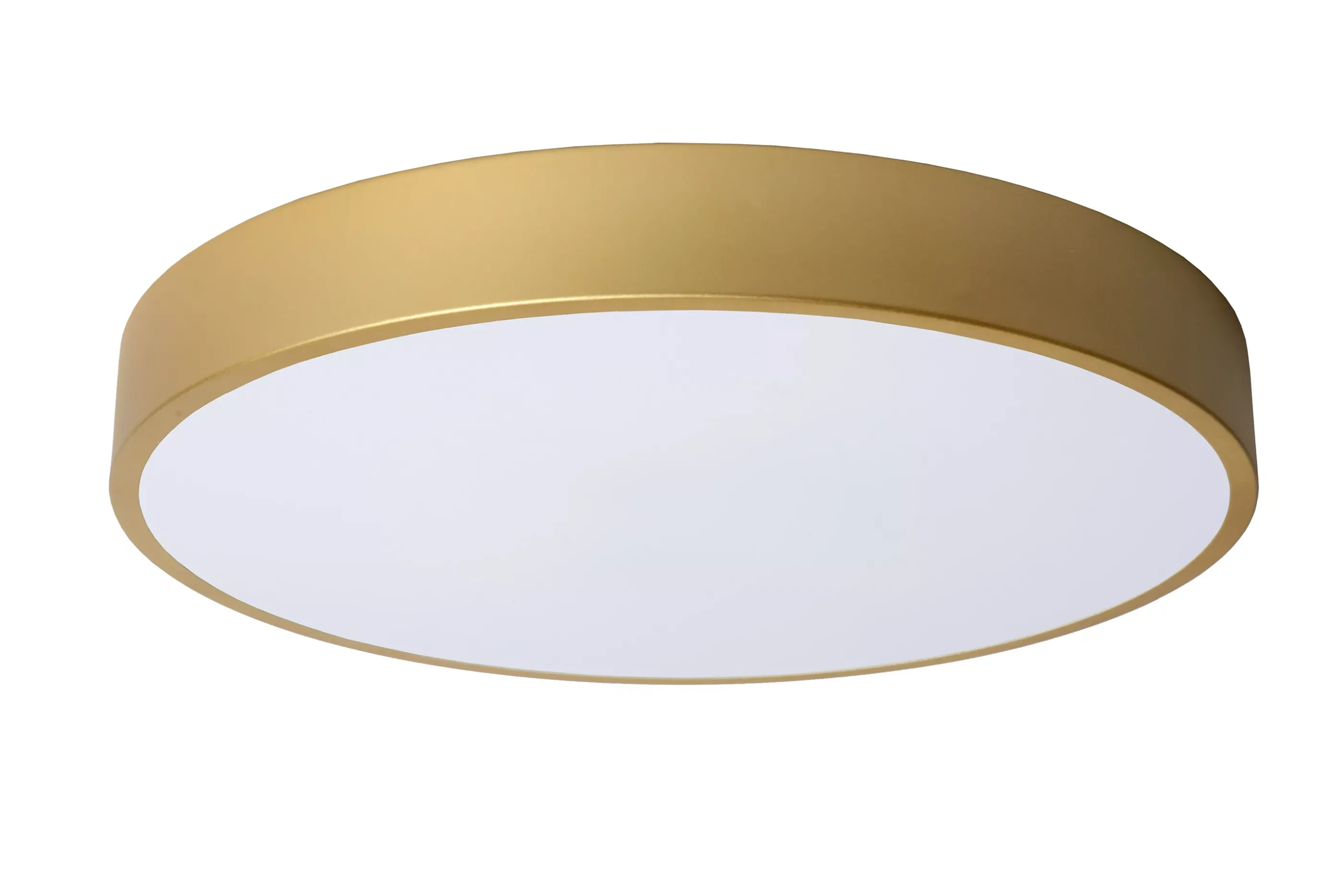 New UNAR - Plafonnière - Ø 39,5 cm - LED 3 StepDim - 1x24W 2700K - Mat Goud / Messing Plafondlampen