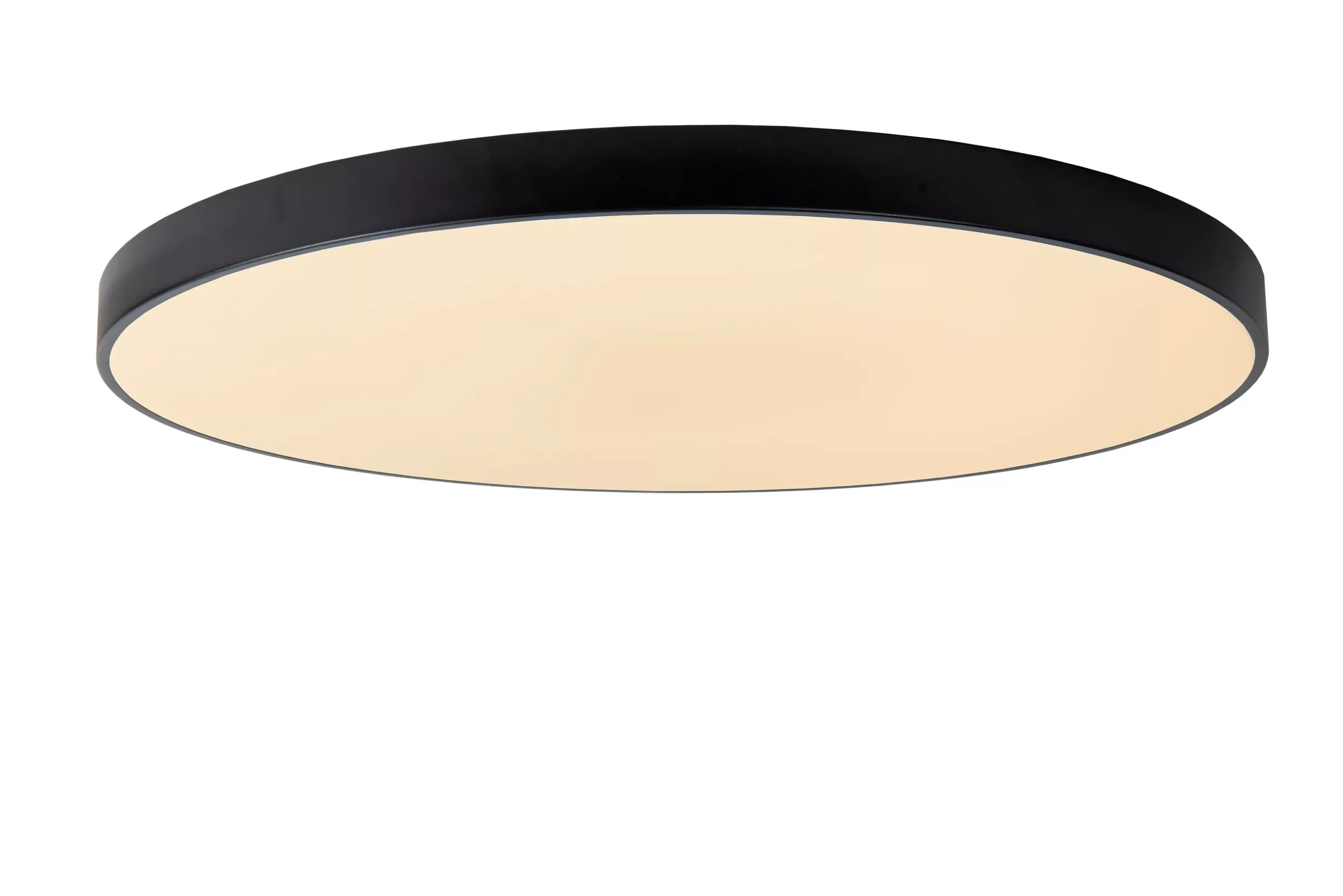 Online UNAR - Plafonnière - Ø 80 cm - LED 3 StepDim - 1x80W 2700K - Zwart Plafondlampen