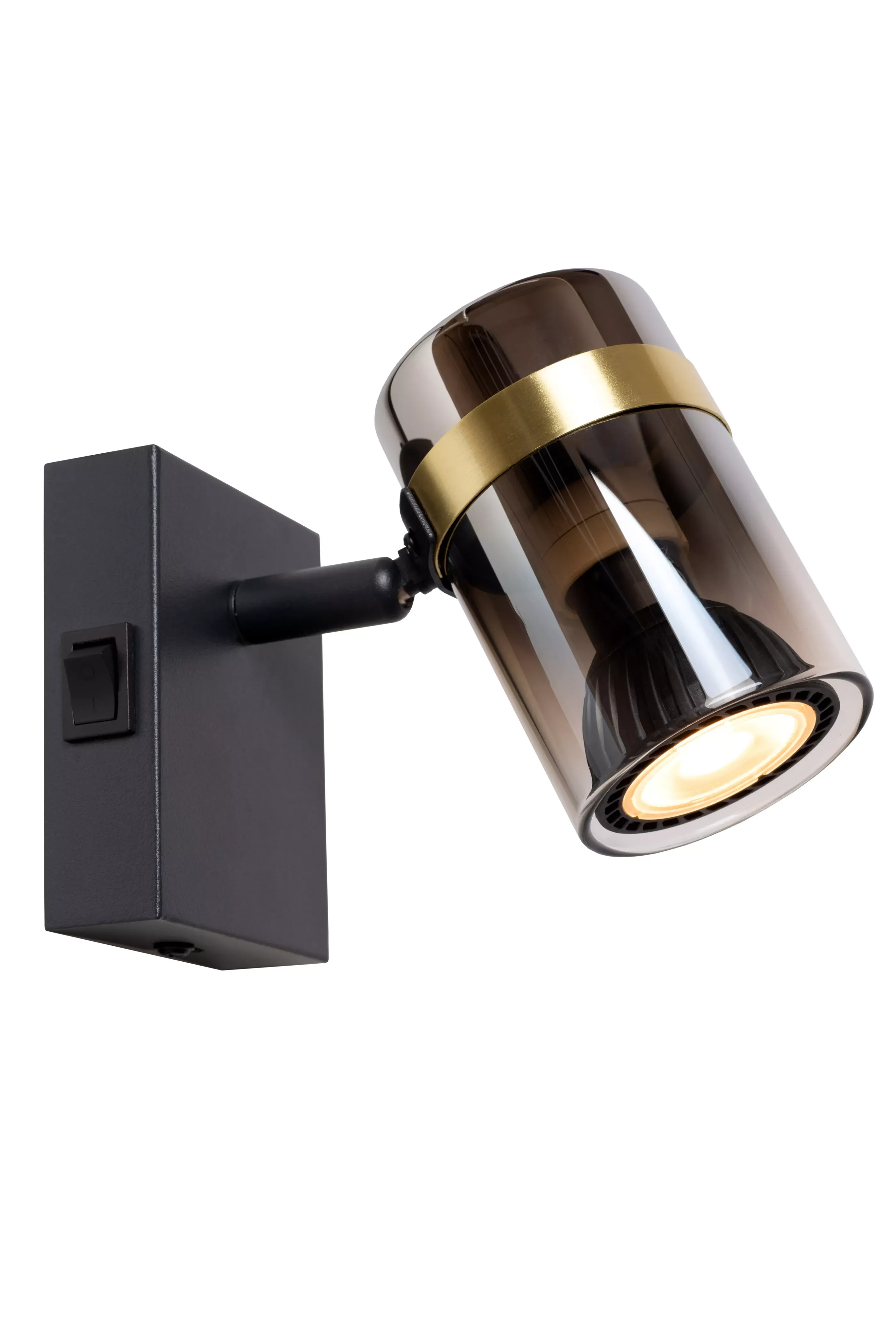 Discount UPTON - Wandlamp - 1xGU10 - Fumé Wandverlichting
