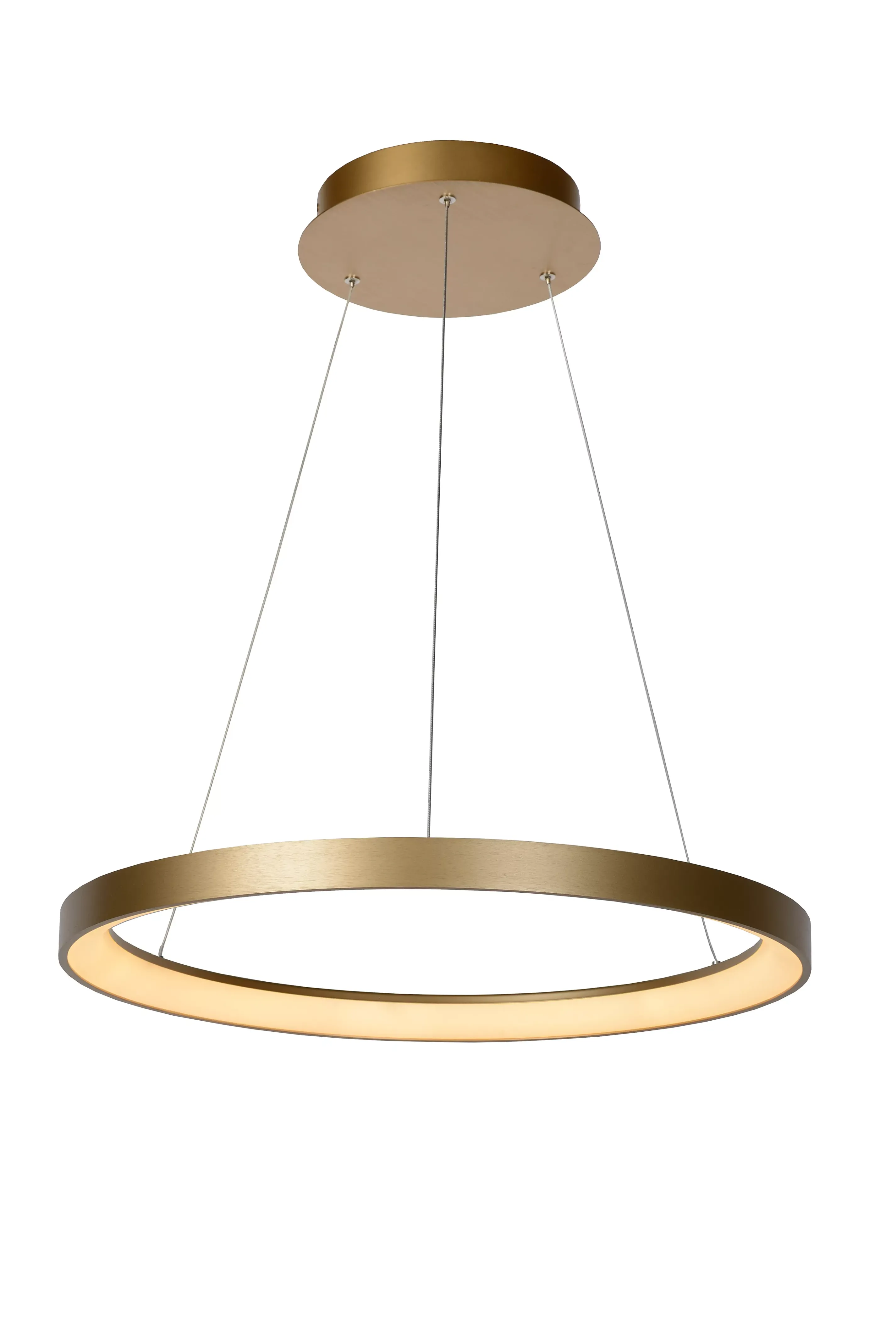 Discount VIDAL - Hanglamp - Ø 58 cm - LED Dimb. - 1x48W 2700K - Mat Goud / Messing Hanglampen