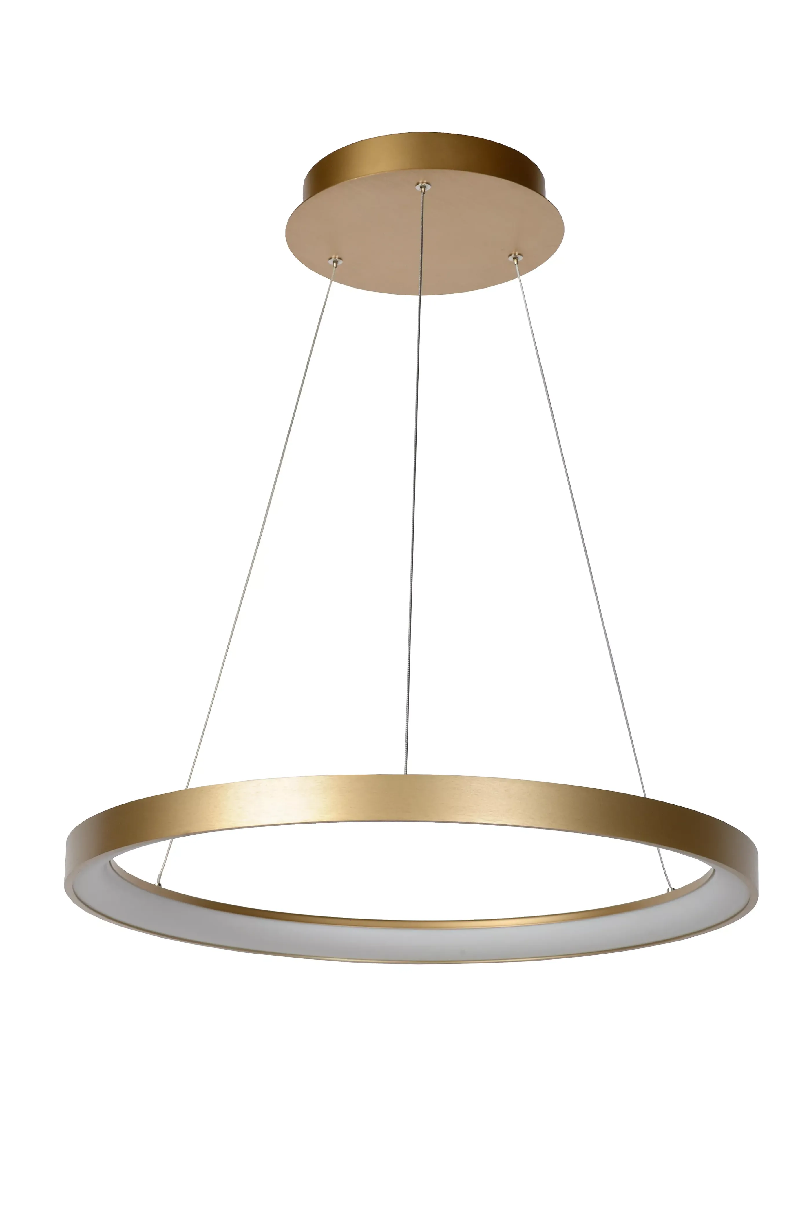 Discount VIDAL - Hanglamp - Ø 58 cm - LED Dimb. - 1x48W 2700K - Mat Goud / Messing Hanglampen