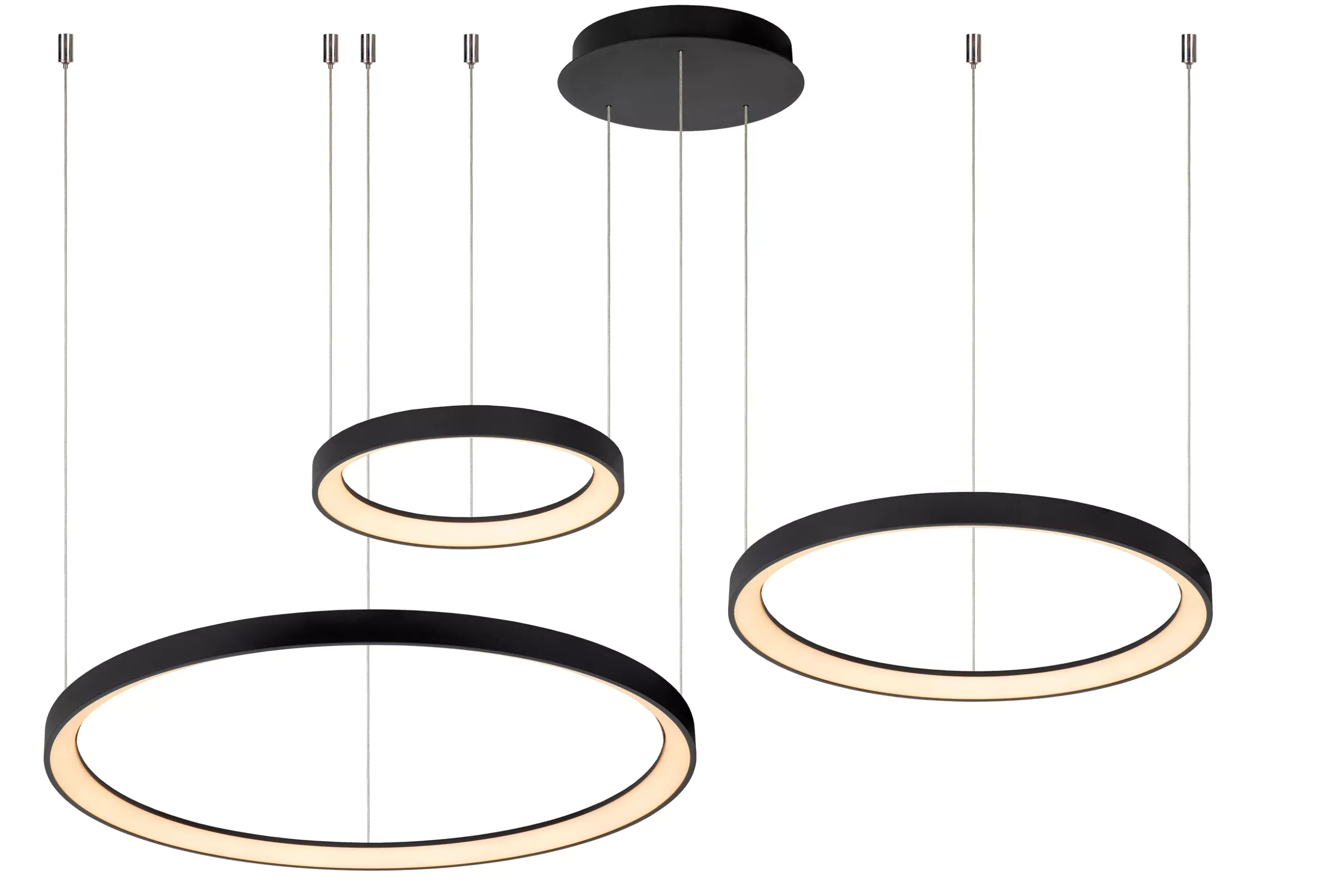 Shop VIDAL - Hanglamp - Ø 78 cm - LED Dimb. - 1x120W 2700K - Zwart Hanglampen