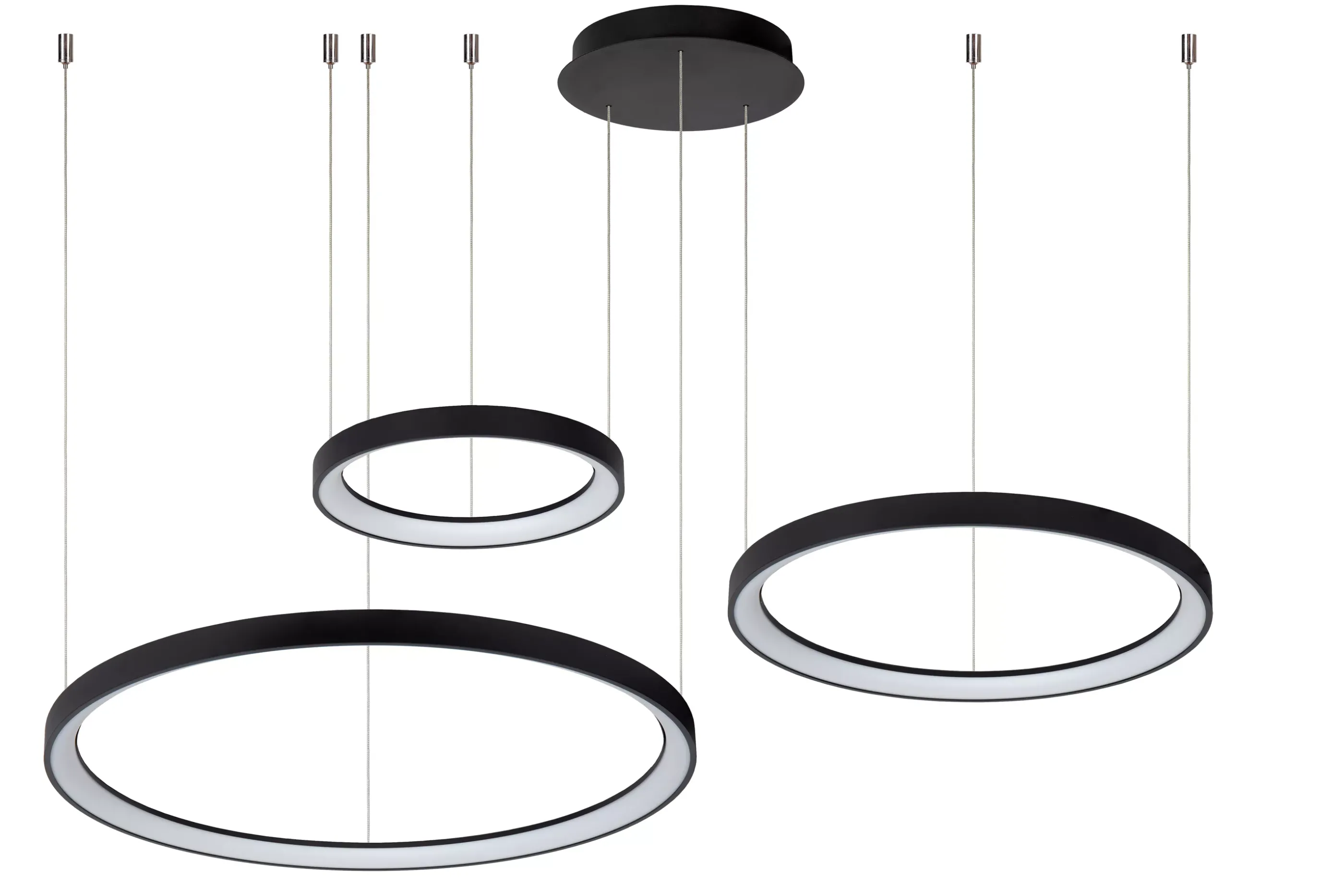 Shop VIDAL - Hanglamp - Ø 78 cm - LED Dimb. - 1x120W 2700K - Zwart Hanglampen