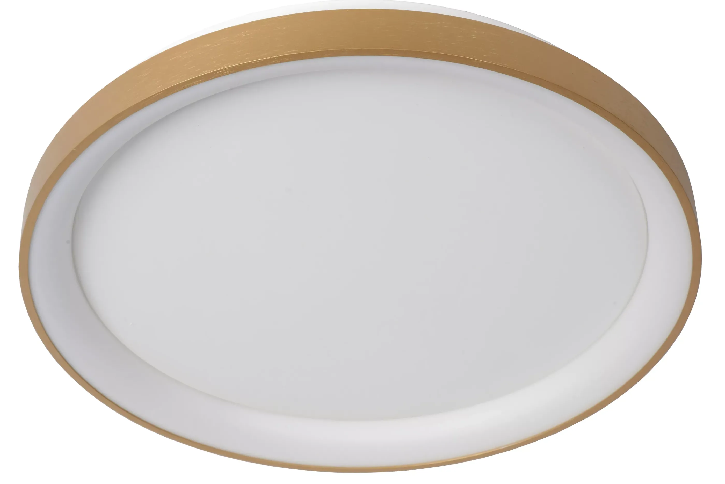 Clearance VIDAL - Plafonnière - Ø 48 cm - LED Dimb. - 1x38W 2700K - Mat Goud / Messing Plafondlampen