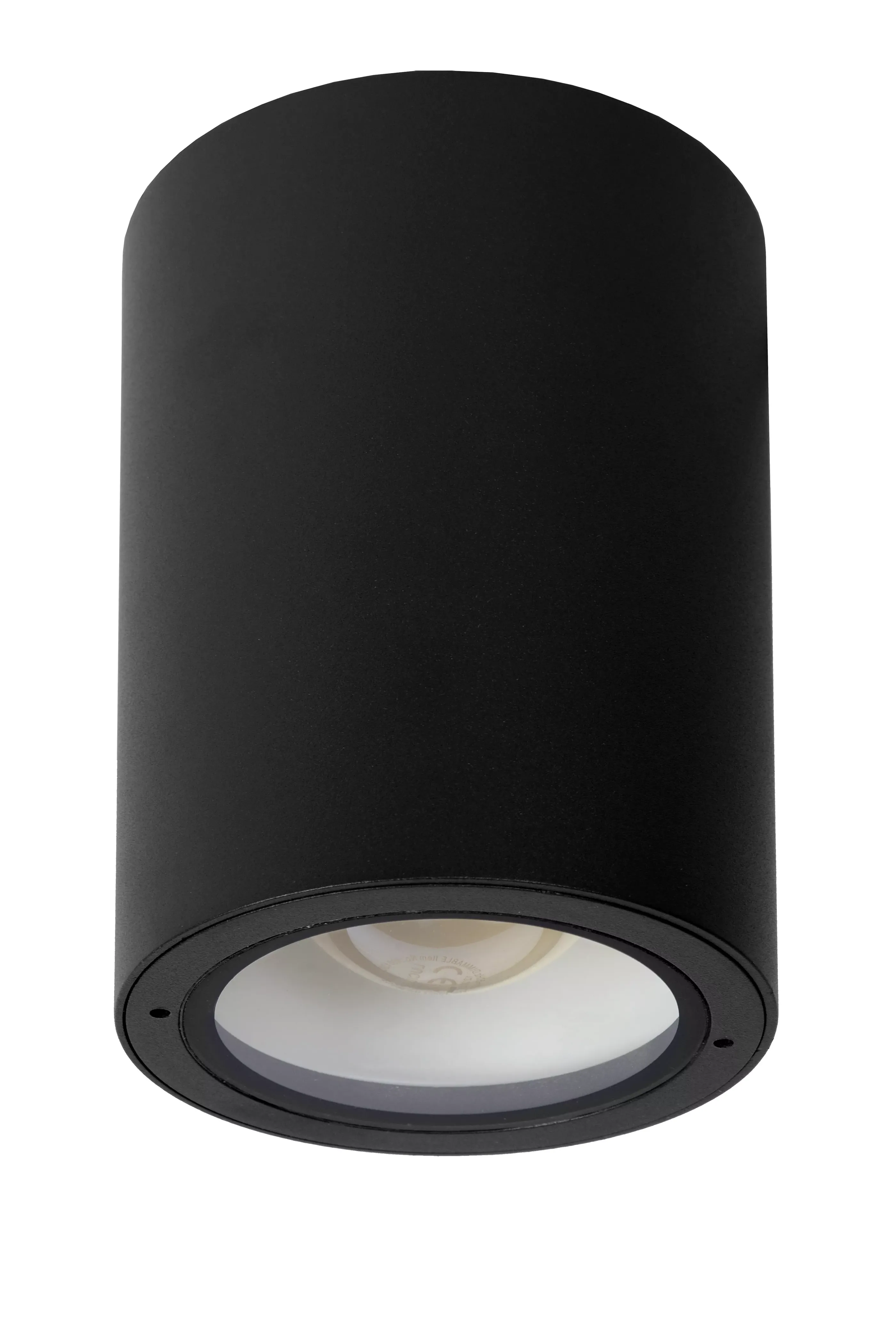 Hot VOLANTIS - Plafondspot Binnen/Buiten - Ø 10,8 cm - 1xE27 - IP54 - Zwart Plafondlampen Buiten