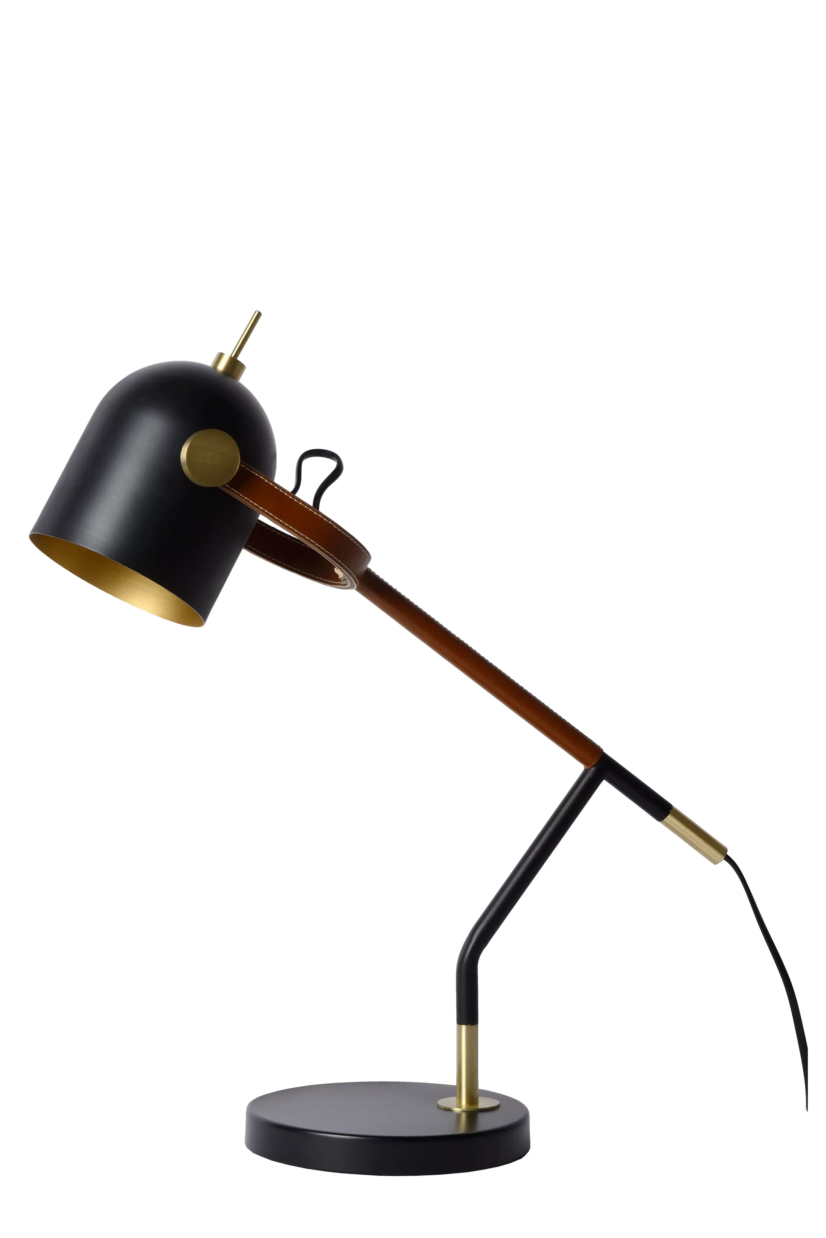 Clearance WAYLON - Bureaulamp - 1xE27 - Zwart Bureaulampen