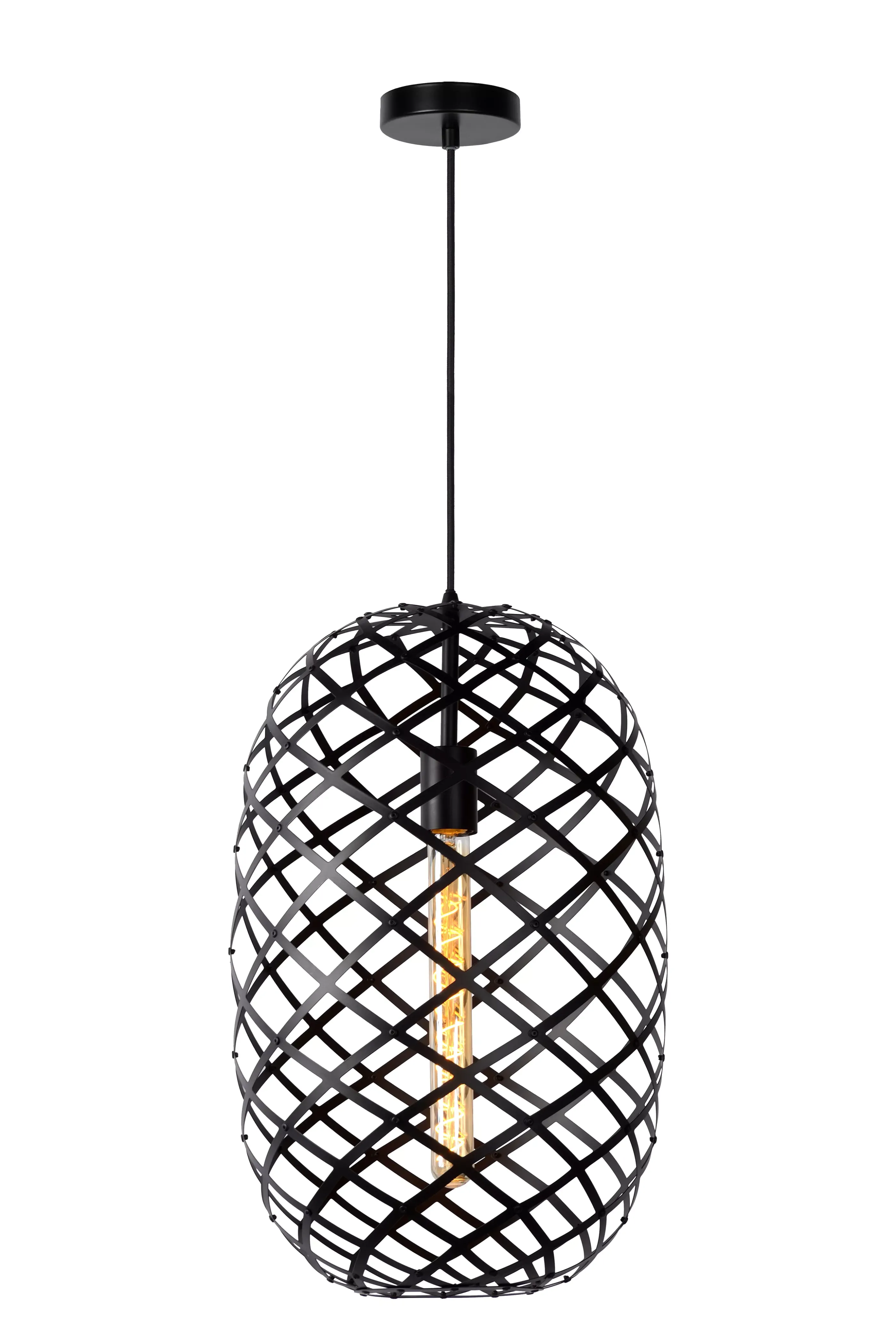 Shop WOLFRAM - Hanglamp - Ø 32 cm - 1xE27 - Zwart Hanglampen