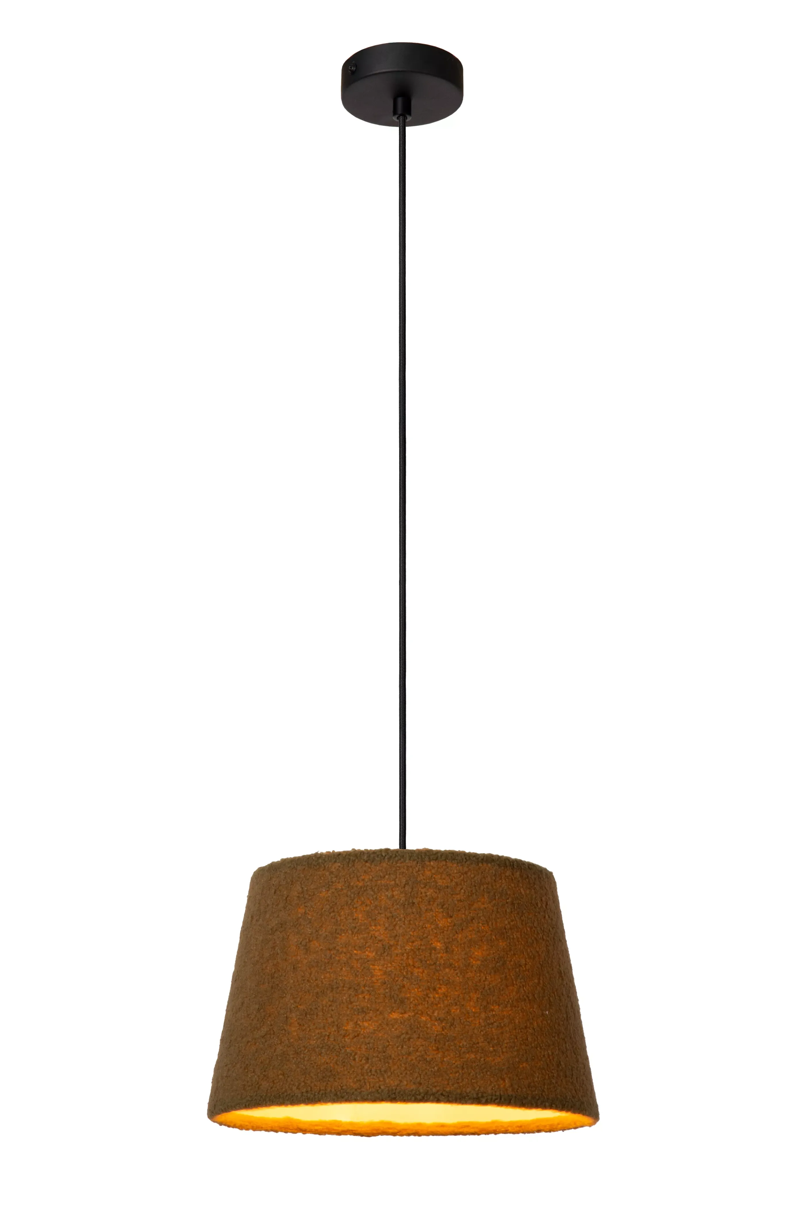 Best Sale WOOLLY - Hanglamp - Ø 28 cm - 1xE27 - Groen Hanglampen