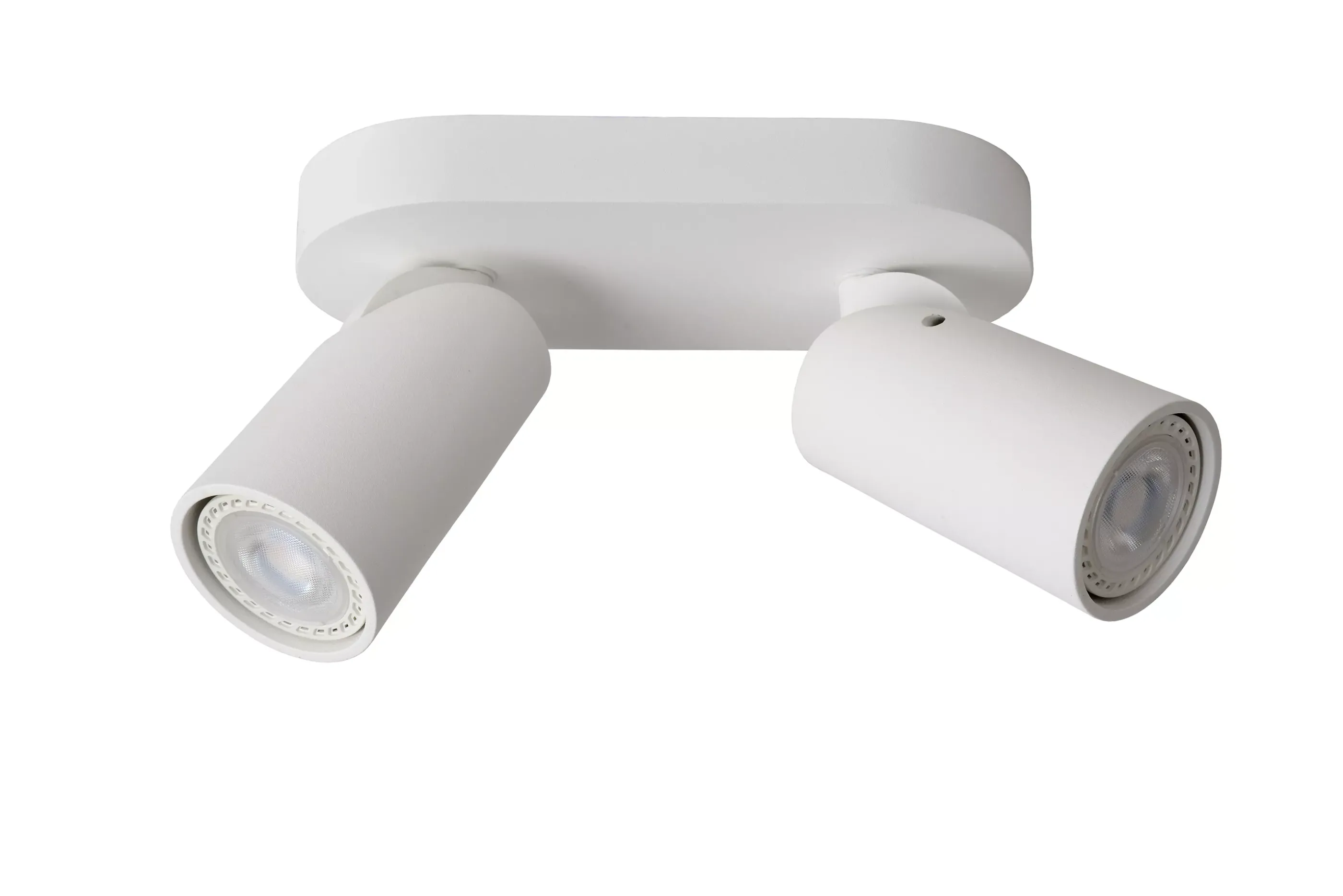 Clearance XYRUS - Plafondspot - LED Dim to warm - GU10 - 2x5W 2200K/3000K - Wit Plafondlampen