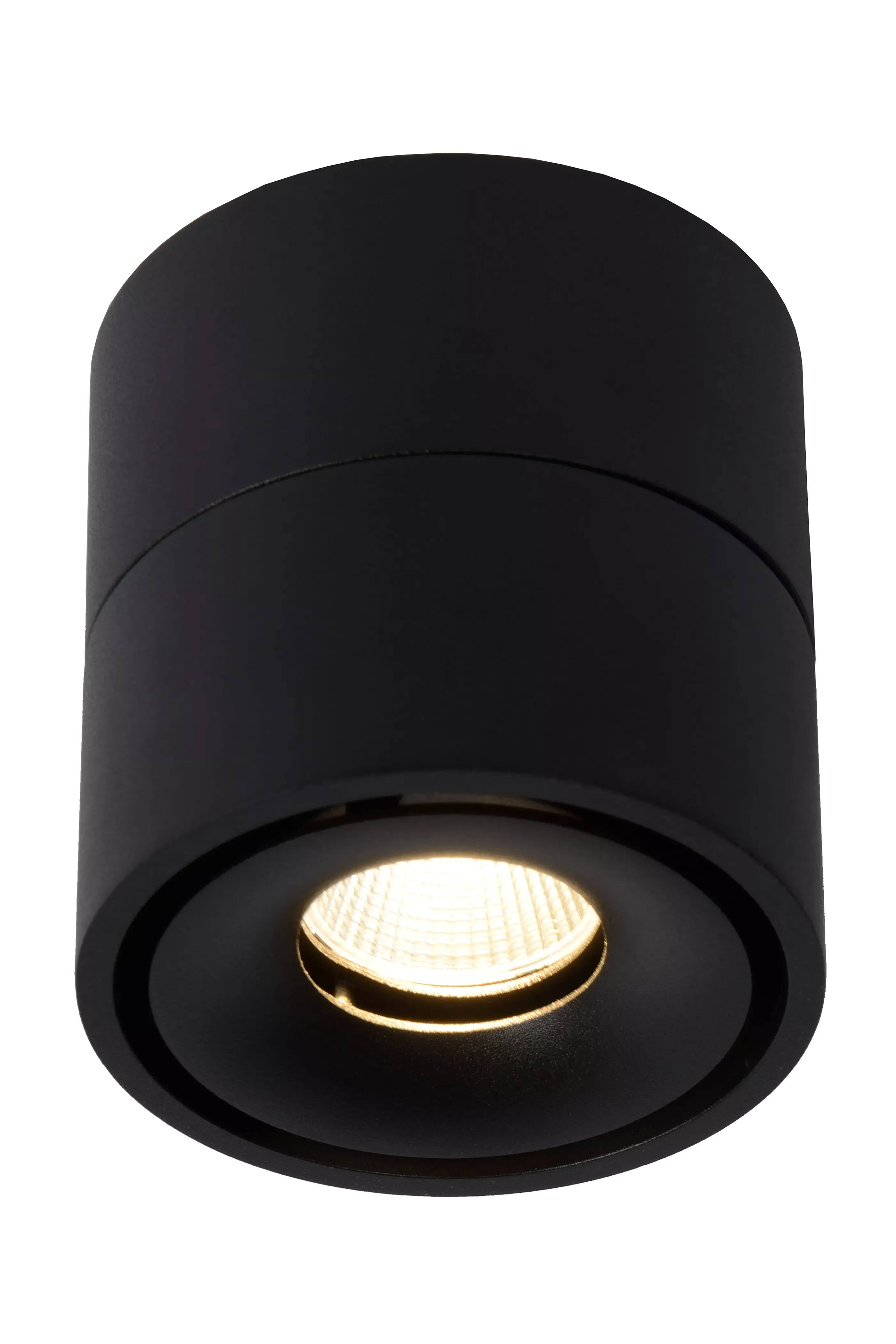 Shop YUMIKO - Plafondspot - Ø 7,8 cm - LED Dimb. - 1x10W 2700K - Zwart Plafondlampen