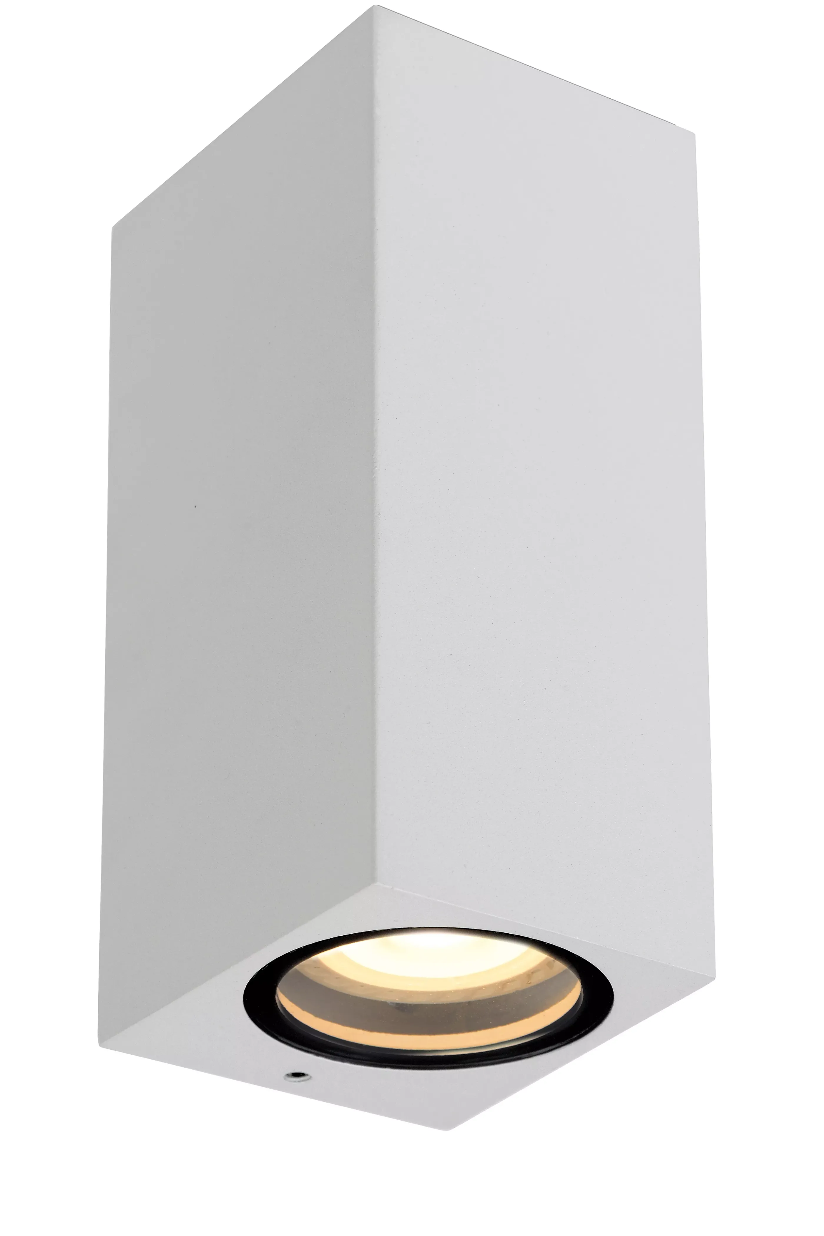 Online ZARO - Wandspot / Wandlamp Binnen/Buiten - 2xGU10 - IP44 - Wit Wandverlichting Buiten