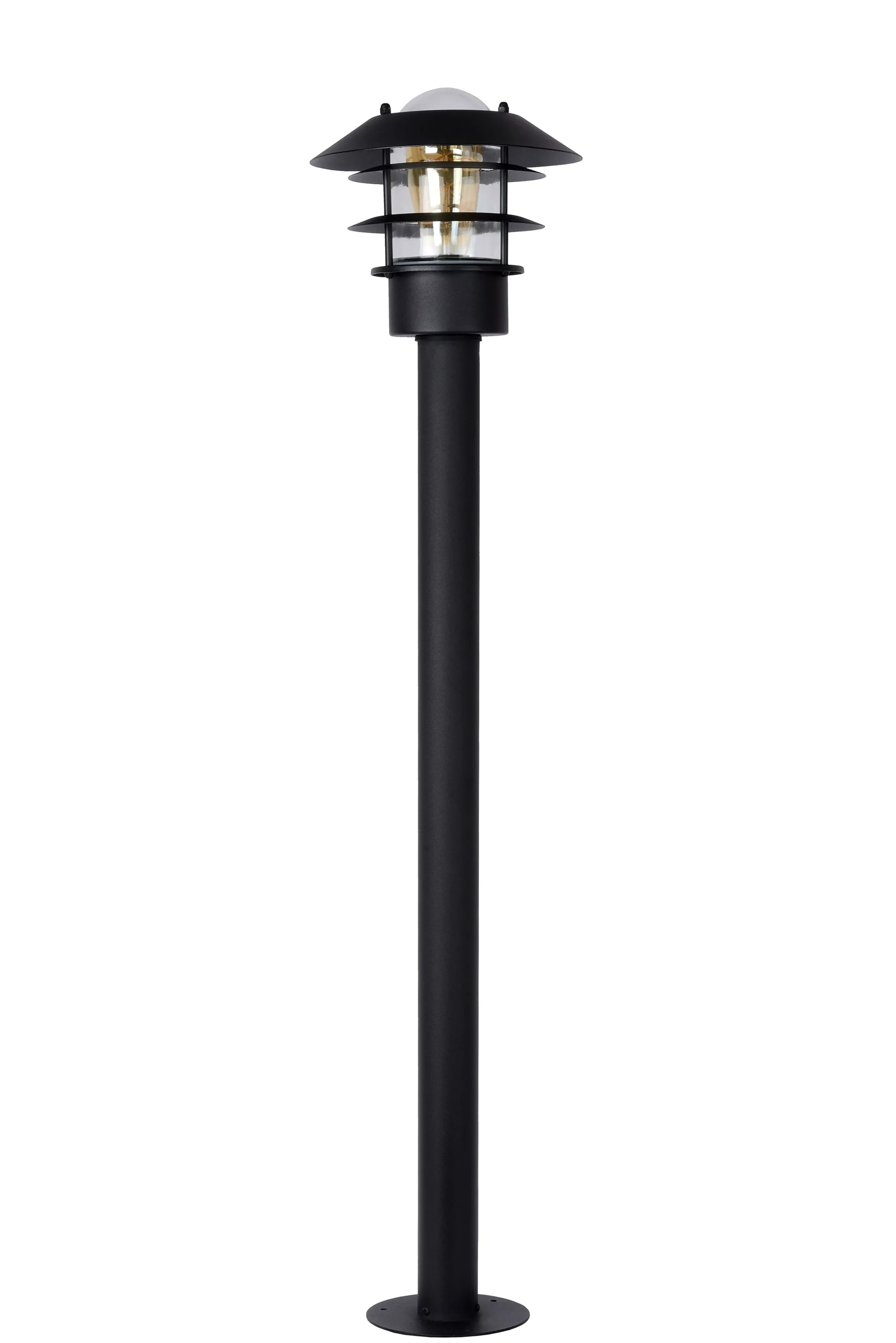 Store ZICO - Lantaarnpaal - Ø 21,8 cm - 1xE27 - IP44 - Zwart Lantaarnpalen