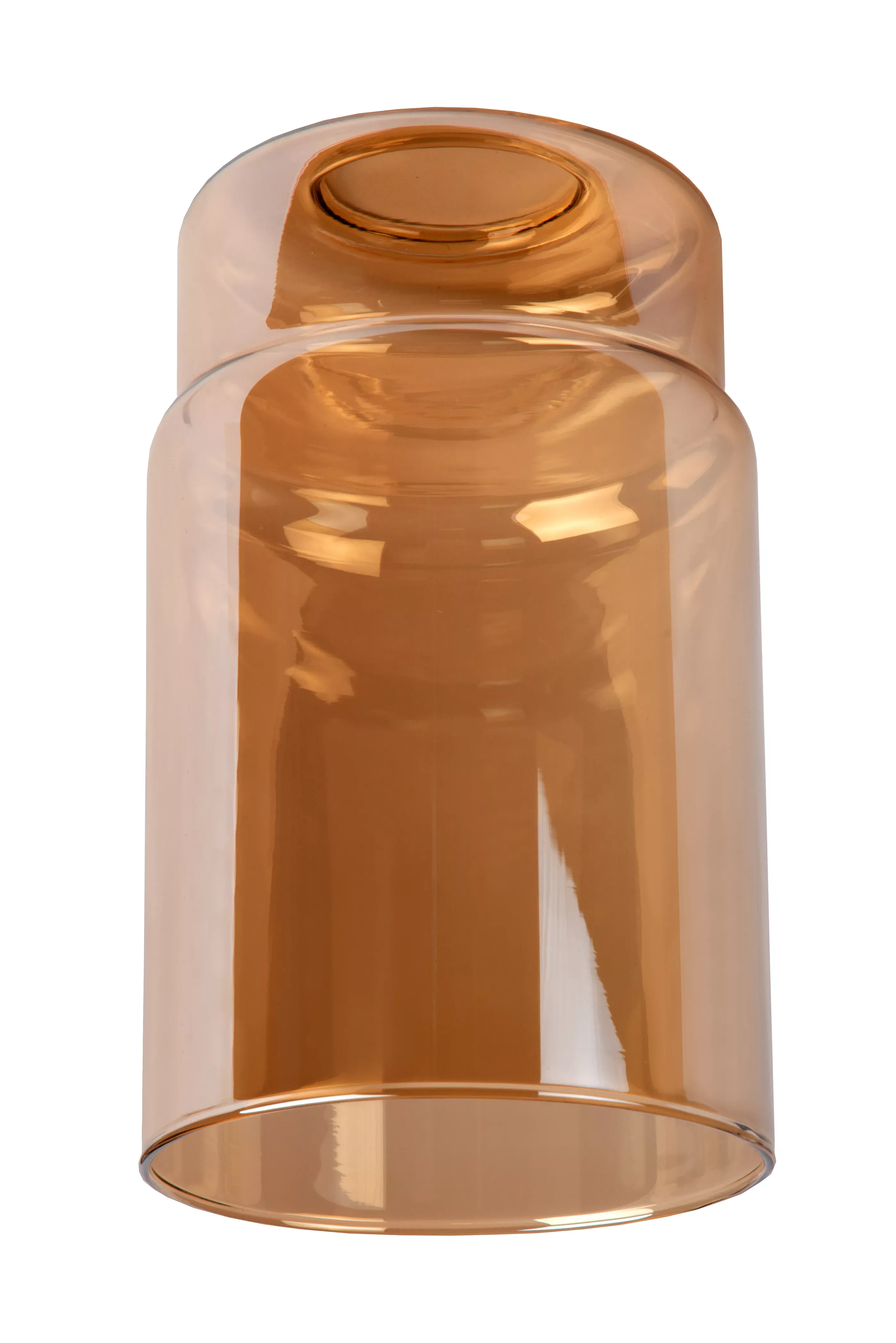 Store ZINO - Glas - Ø 10 cm - Amber Glazen