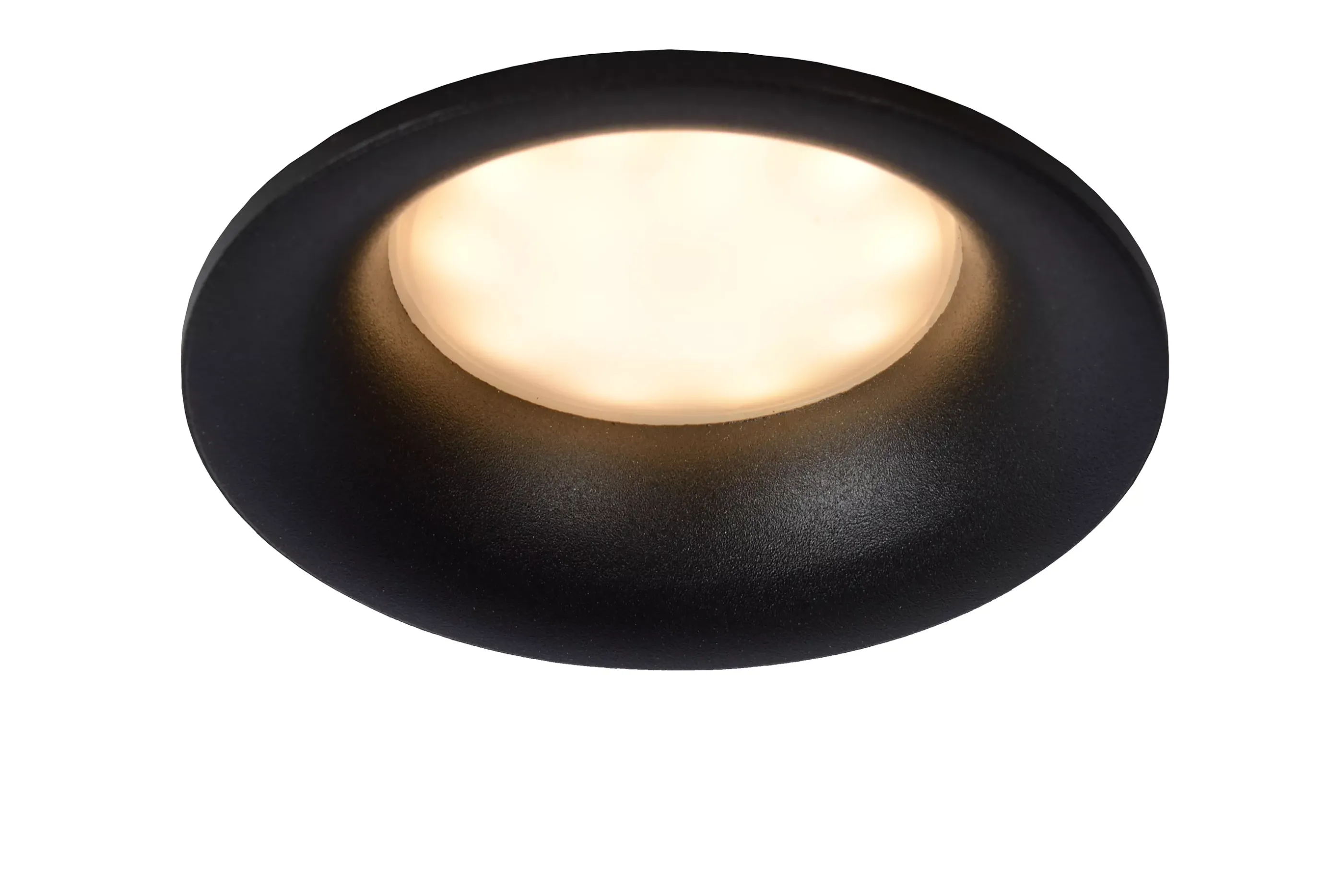 Cheap ZIVA - Inbouwspot Badkamer - Ø 8,4 cm - 1xGU10 - IP44 - Zwart Inbouwverlichting