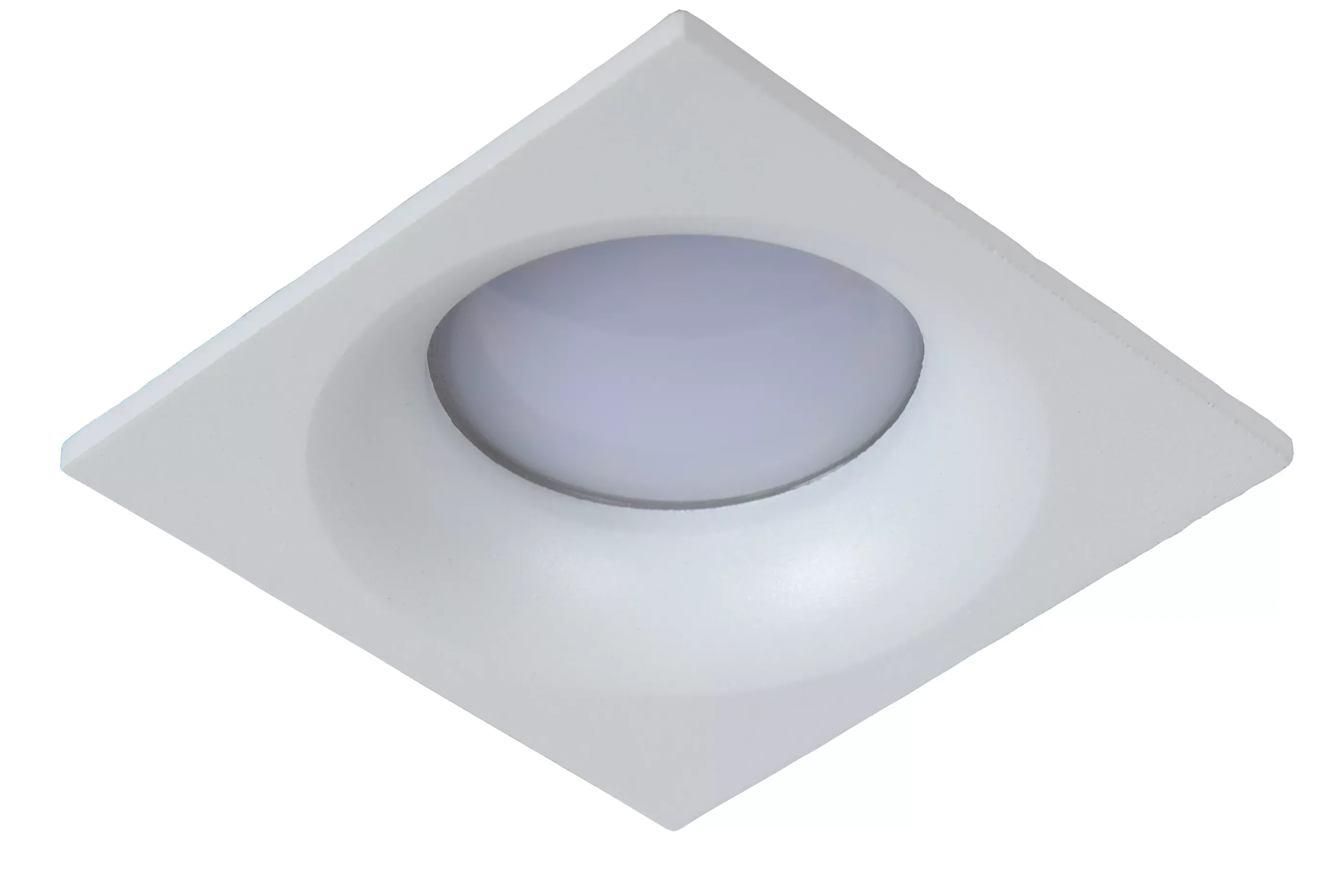 Fashion ZIVA - Inbouwspot Badkamer - 1xGU10 - IP44 - Wit Inbouwverlichting
