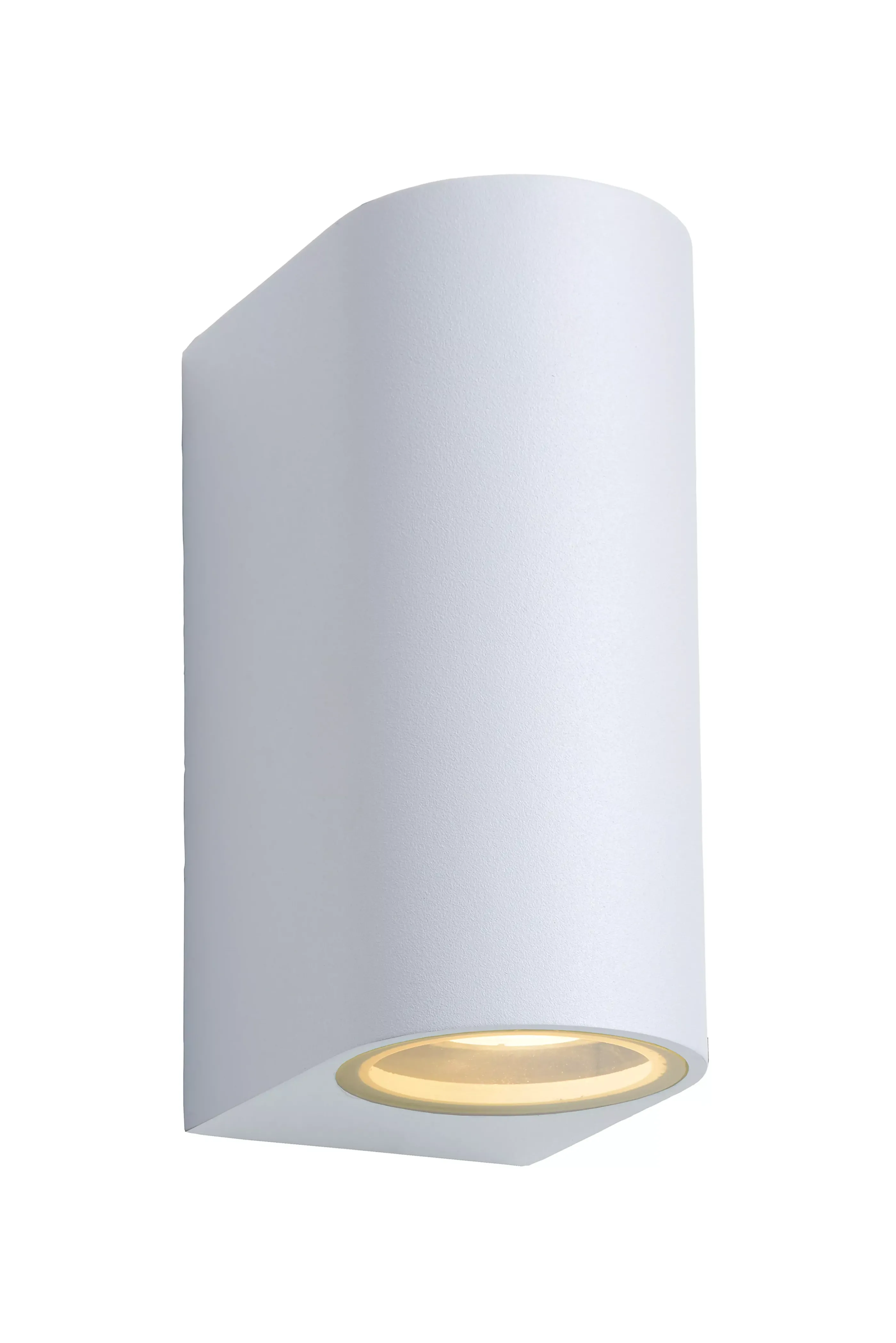 New ZORA-LED - Wandspot / Wandlamp Binnen/Buiten - LED Dimb. - GU10 - 2x5W 3000K - IP44 - Wit Wandverlichting Buiten